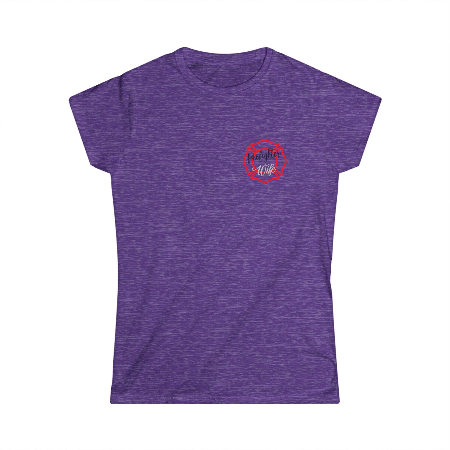 Firefighter Wife Women's Softstyle Tee - Support Your Hero