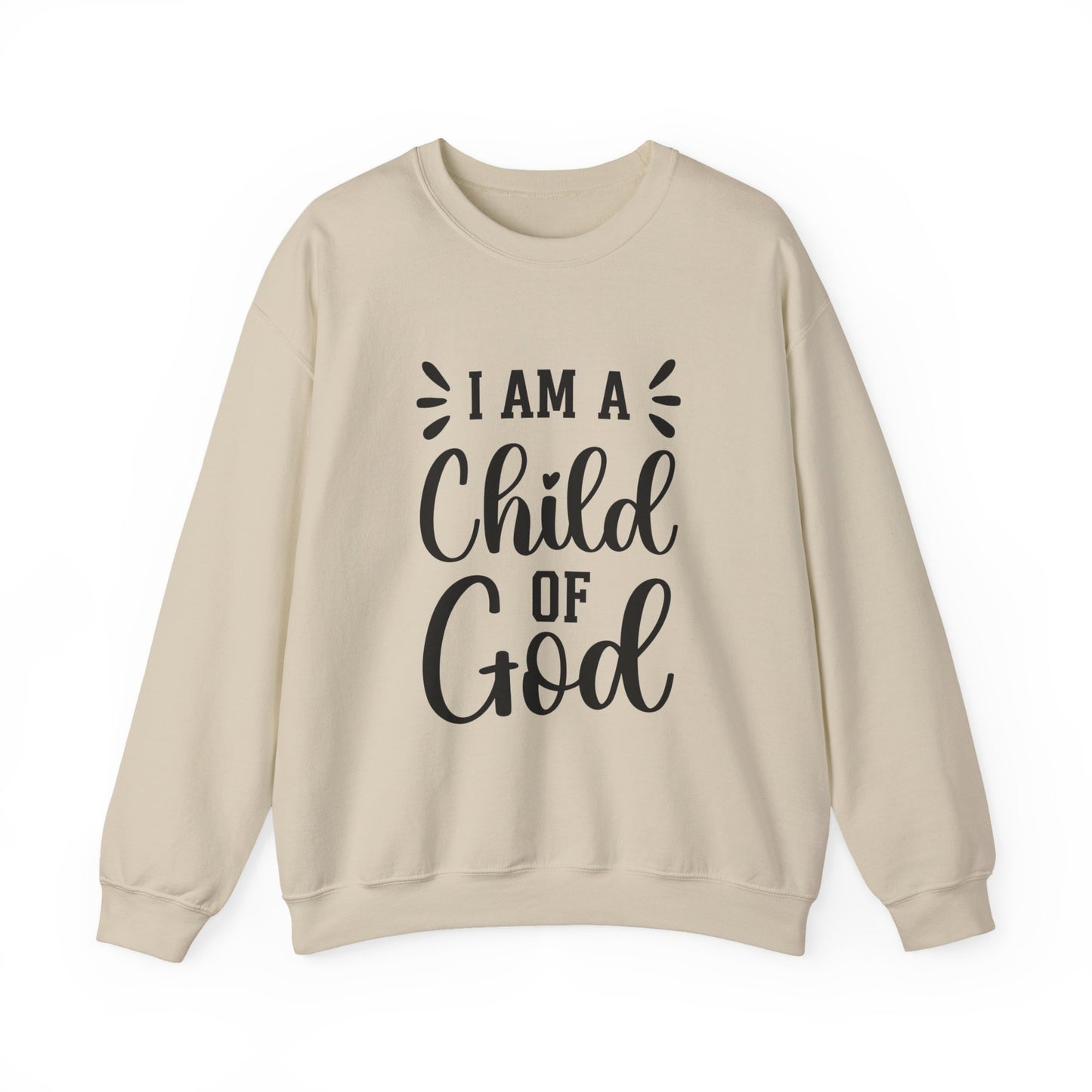 Inspirational Crewneck Sweatshirt - Perfect as a Gift for Faith, Christmas, Church Events, Comfortable Daily Wear, Relaxed Style