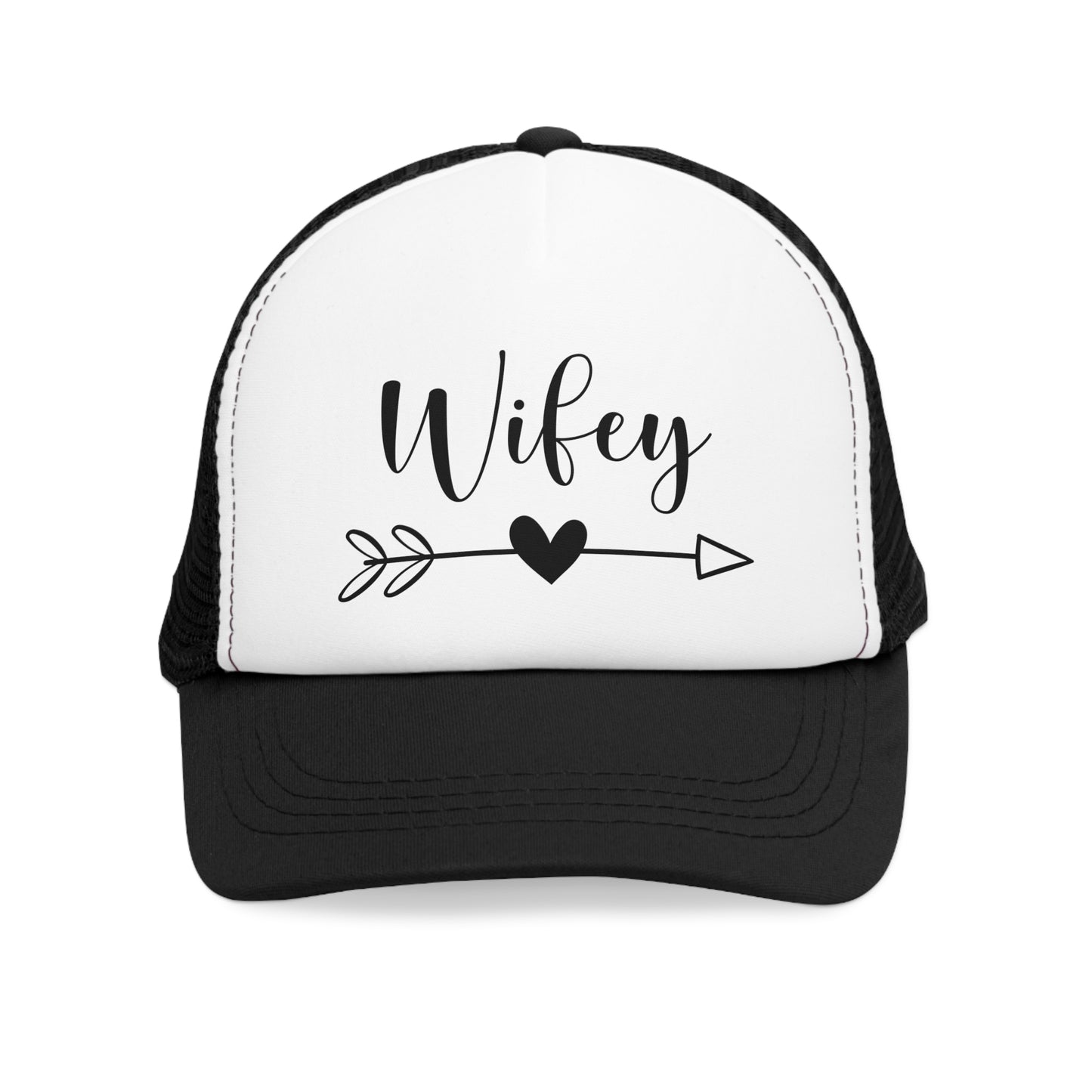 Wifey Mesh Cap - Fun Accessory for Newlyweds, Cute Gift for Bridal Showers, Wedding Gifts, Everyday Wear, Stylish Summer Hat