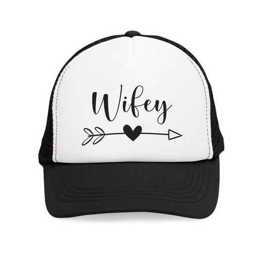 Wifey Mesh Cap - Fun Accessory for Newlyweds, Cute Gift for Bridal Showers, Wedding Gifts, Everyday Wear, Stylish Summer Hat