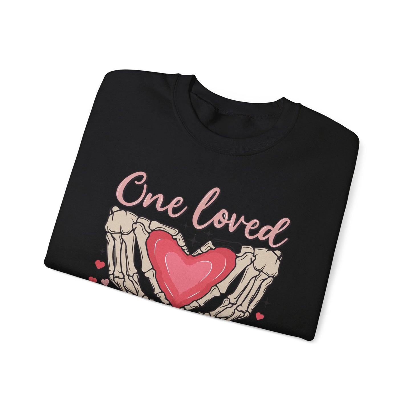 One Loved Mama Crewneck Sweatshirt, Perfect Gift for Moms, Cozy Layer for Birthdays, Mother's Day, Heartfelt Gift Idea