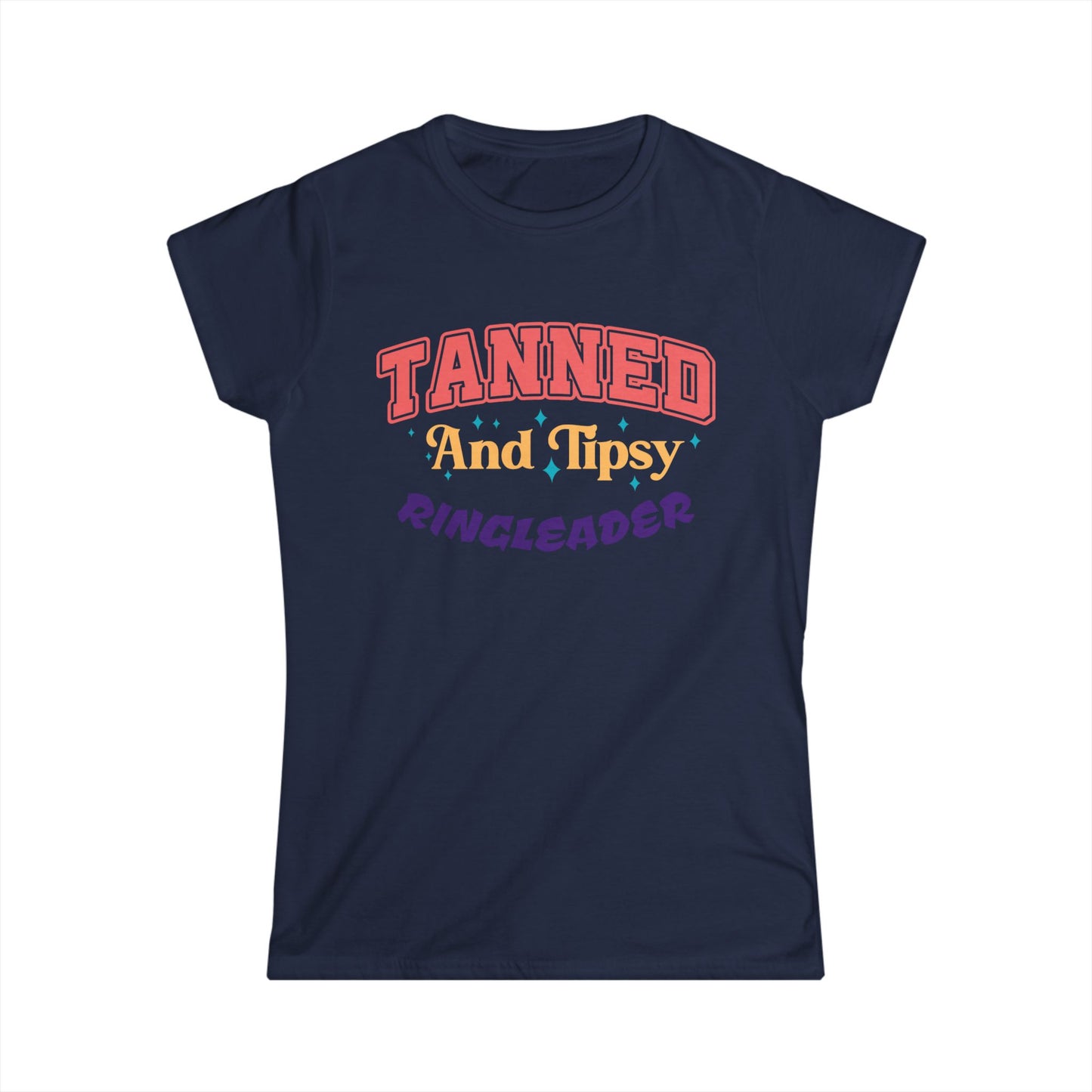 Tanned and Tipsy Tee, Summer Party Shirt, Casual Wear, Gift for Beach Lovers, Fun Vacation Top, Women's Graphic Tee