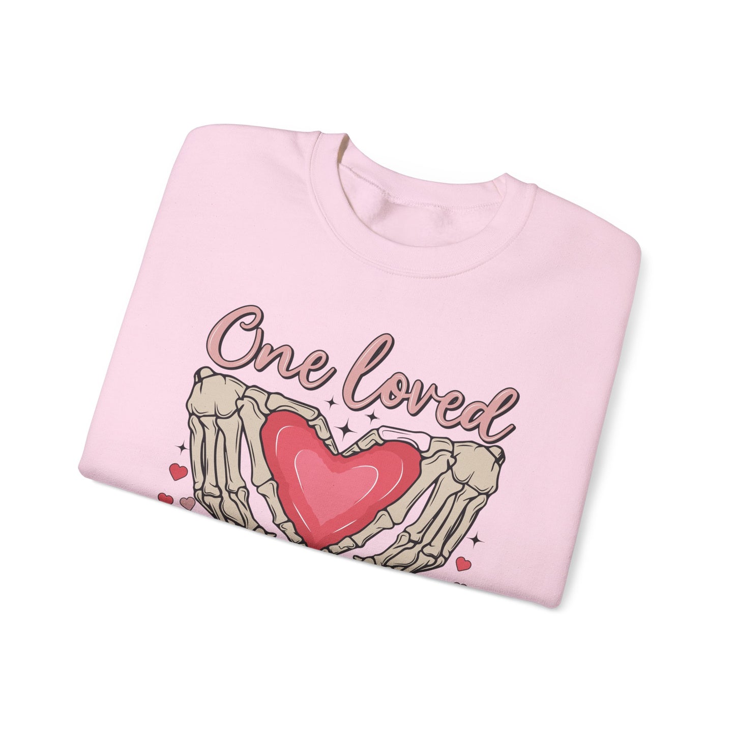 One Loved Mama Crewneck Sweatshirt, Perfect Gift for Moms, Cozy Layer for Birthdays, Mother's Day, Heartfelt Gift Idea