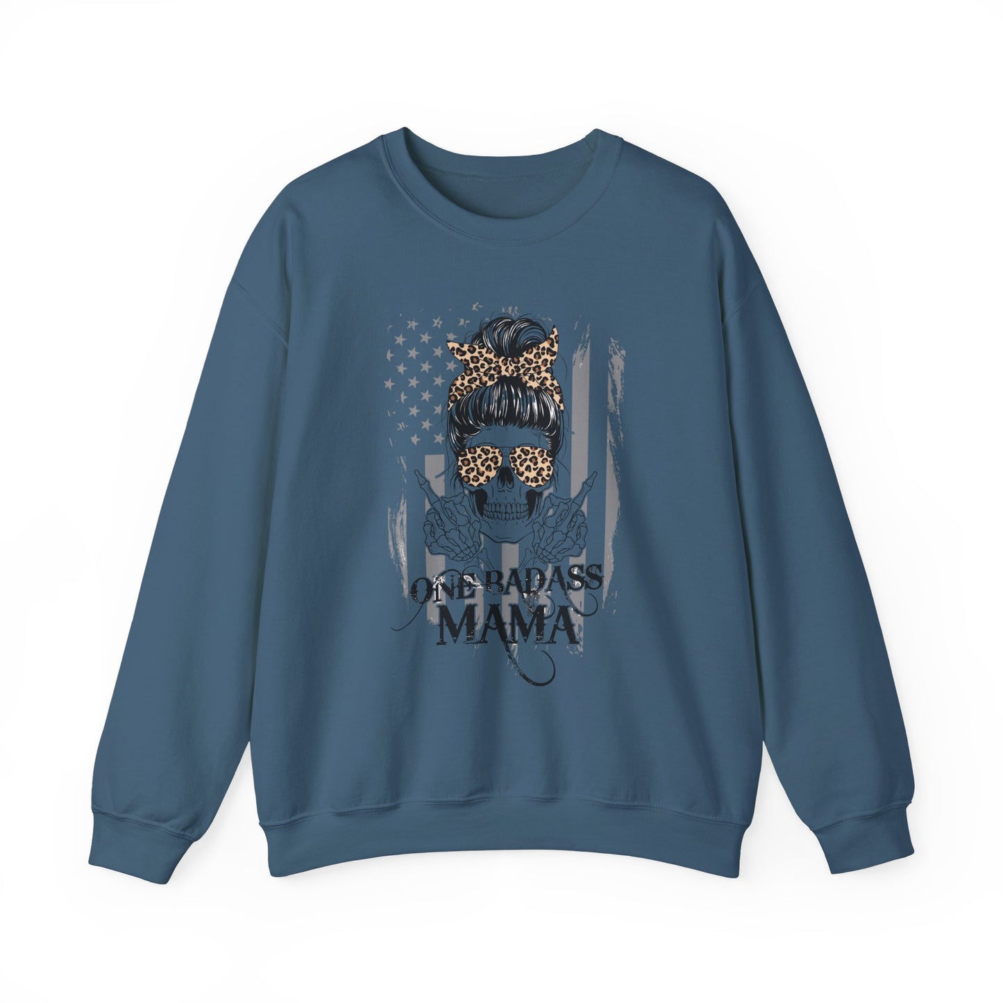 One Badass Mama Sweatshirt - Unisex Crewneck for Strong Women