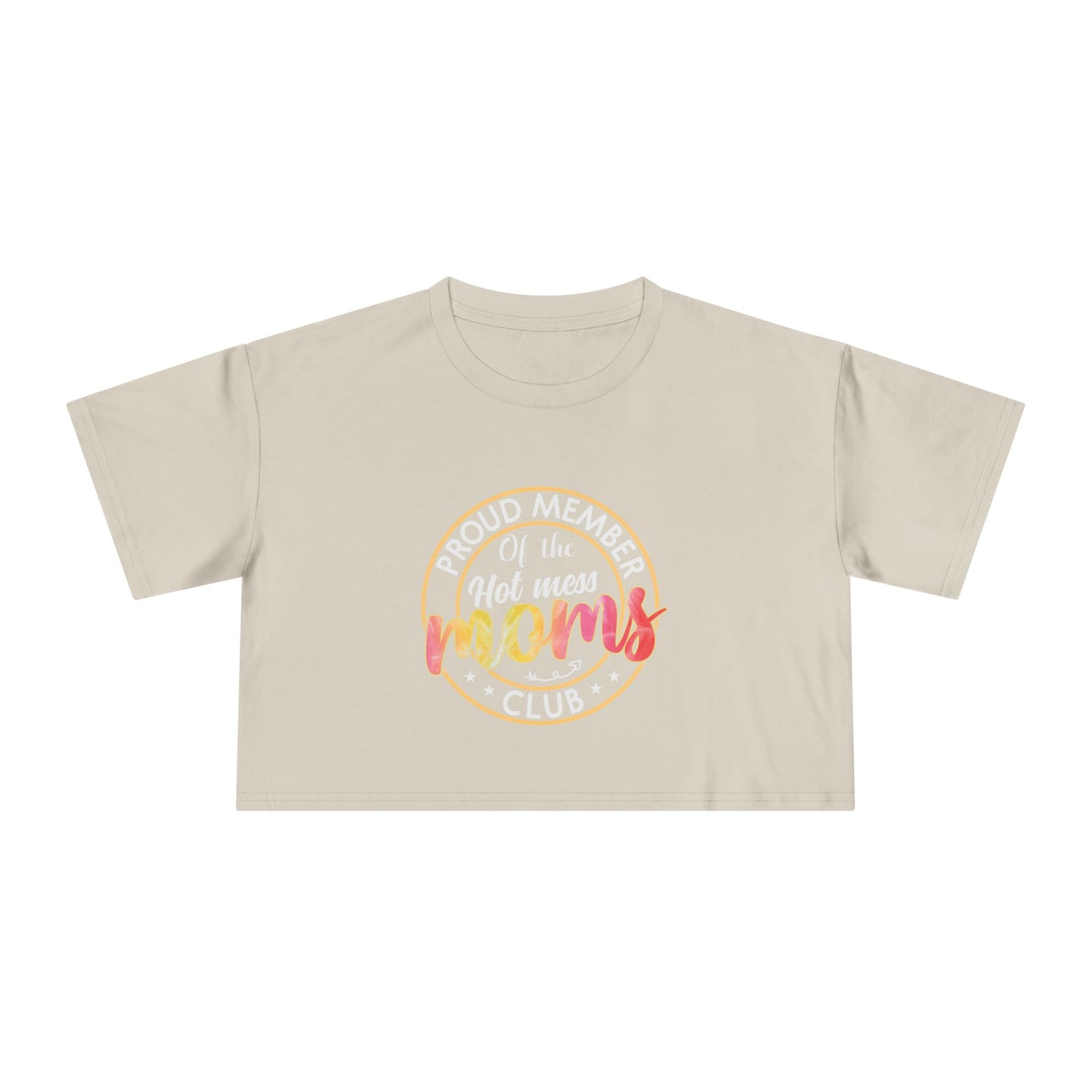 Stylish Mom Crop Tee | Trendy Women’s T-Shirt, Mother's Day Gift, Casual Wear, Summer Outfits, Relaxed Fit