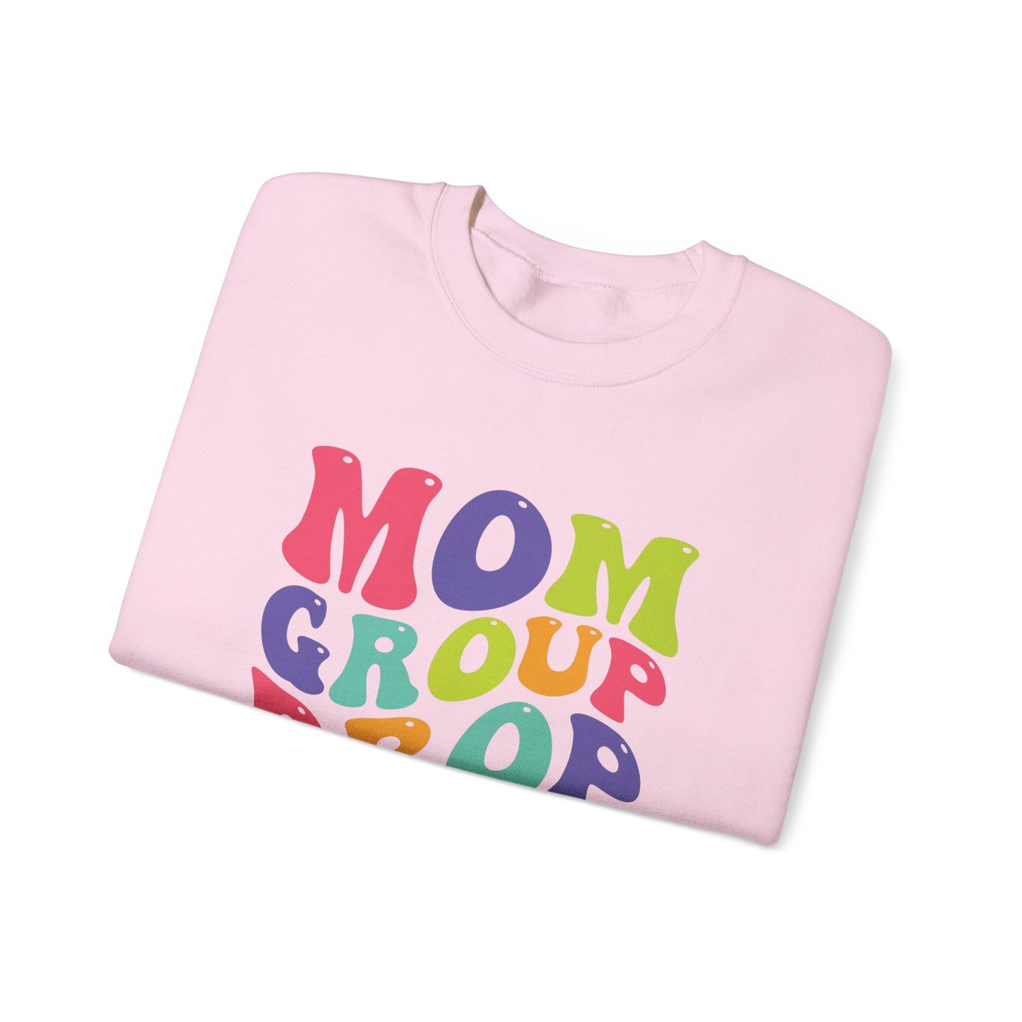 Mom Group Dropout Sweatshirt, Cozy Crewneck, Perfec for Moms, Gift for Mother's Day, Casual Wear, Fun Family Gatherings, gift for her