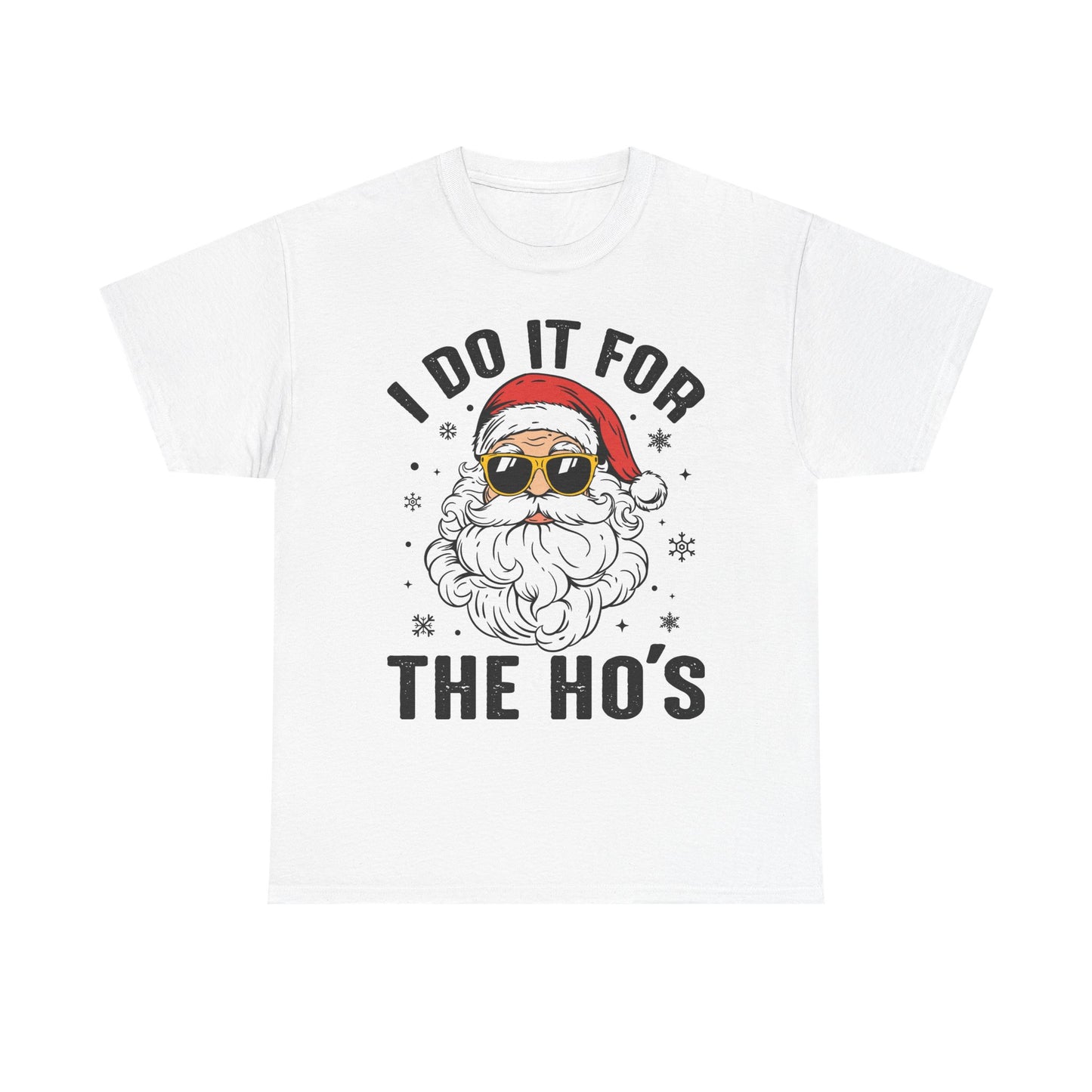 Funny Christmas T-Shirt, Unisex Heavy Cotton Tee, Holiday Humor Tee, Gift for Santa Lover, Casual Christmas Shirt, Festive Party Tee