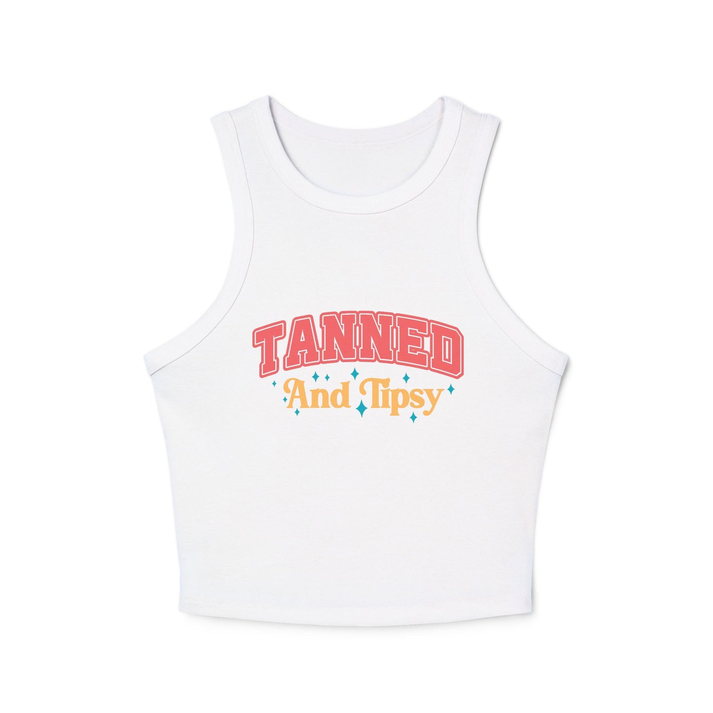Tanned and Tipsy Tank Top, Summer Beachwear, Cute Summer Outfit, Gift for Her, Pool Party Essential, Vacation Top, Fun Graphic Tee