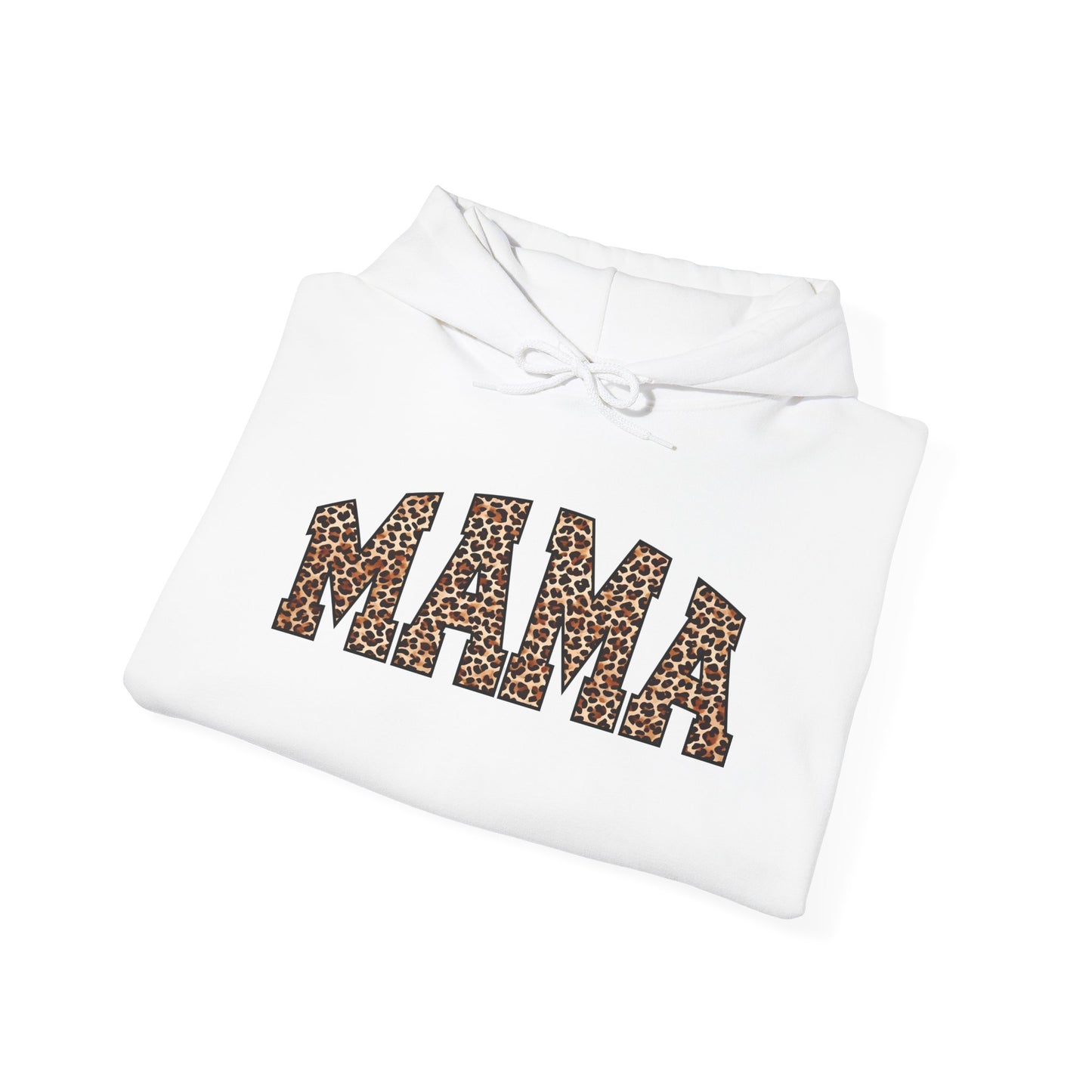 Mama Leopard Print Hoodie - Cozy Unisex Sweatshirt for Moms
