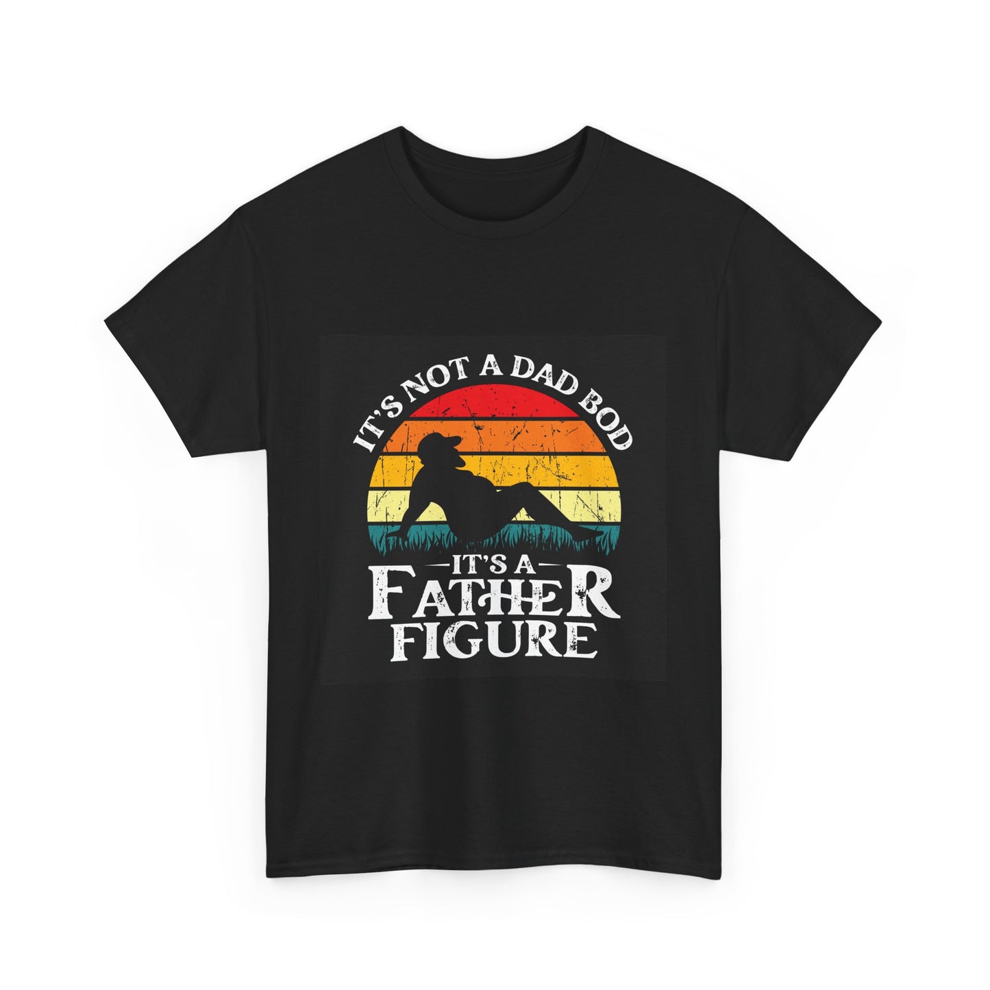 Father Figure Unisex Heavy Cotton Tee - Perfect Gift for Dads, Celebrating Fatherhood