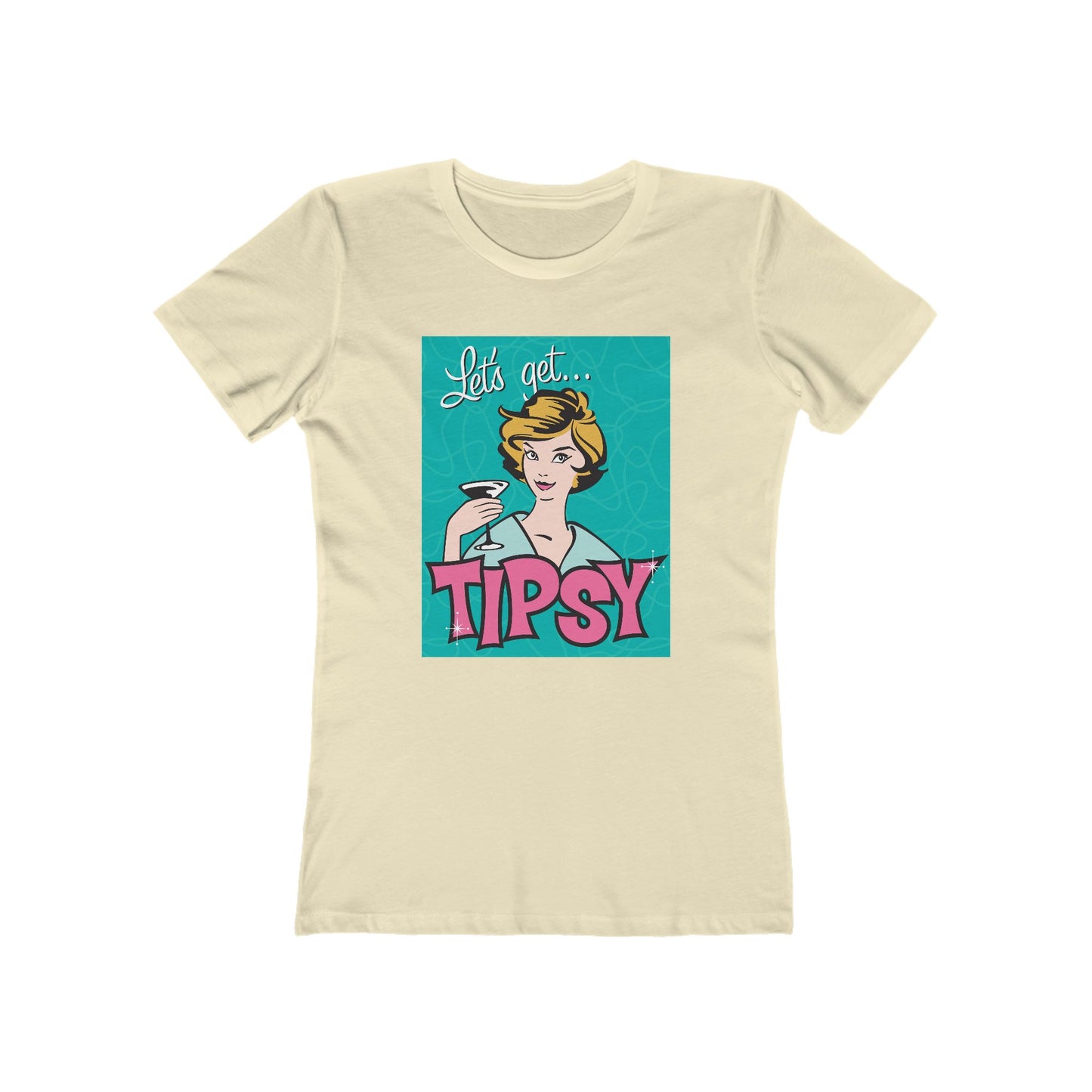 Tipsy Vibes T-Shirt for Women, Cute Funny Tee, Party Shirt, Gift for Friends, Casual Wear, Birthday Present, Girls Night Out