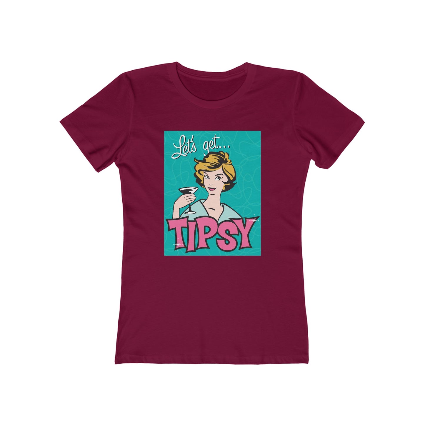 Tipsy Vibes T-Shirt for Women, Cute Funny Tee, Party Shirt, Gift for Friends, Casual Wear, Birthday Present, Girls Night Out