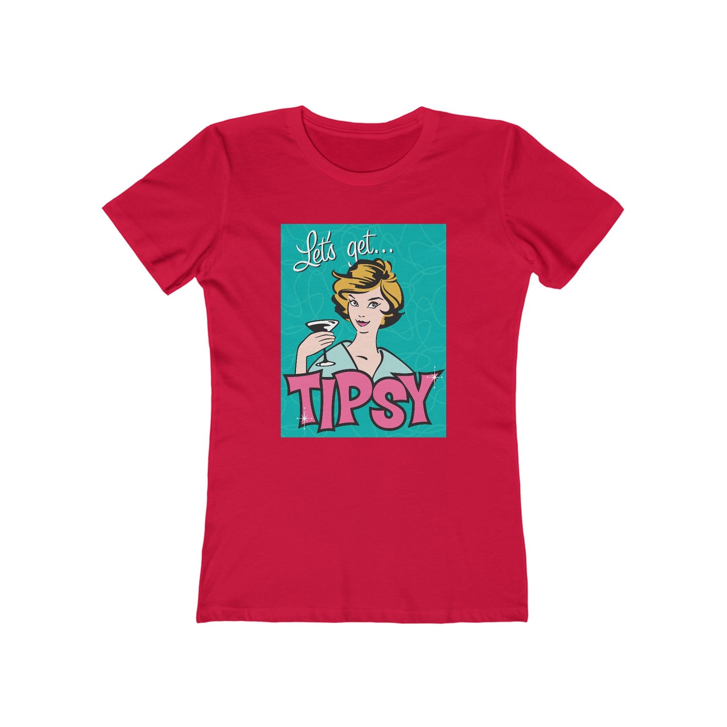 Tipsy Vibes T-Shirt for Women, Cute Funny Tee, Party Shirt, Gift for Friends, Casual Wear, Birthday Present, Girls Night Out