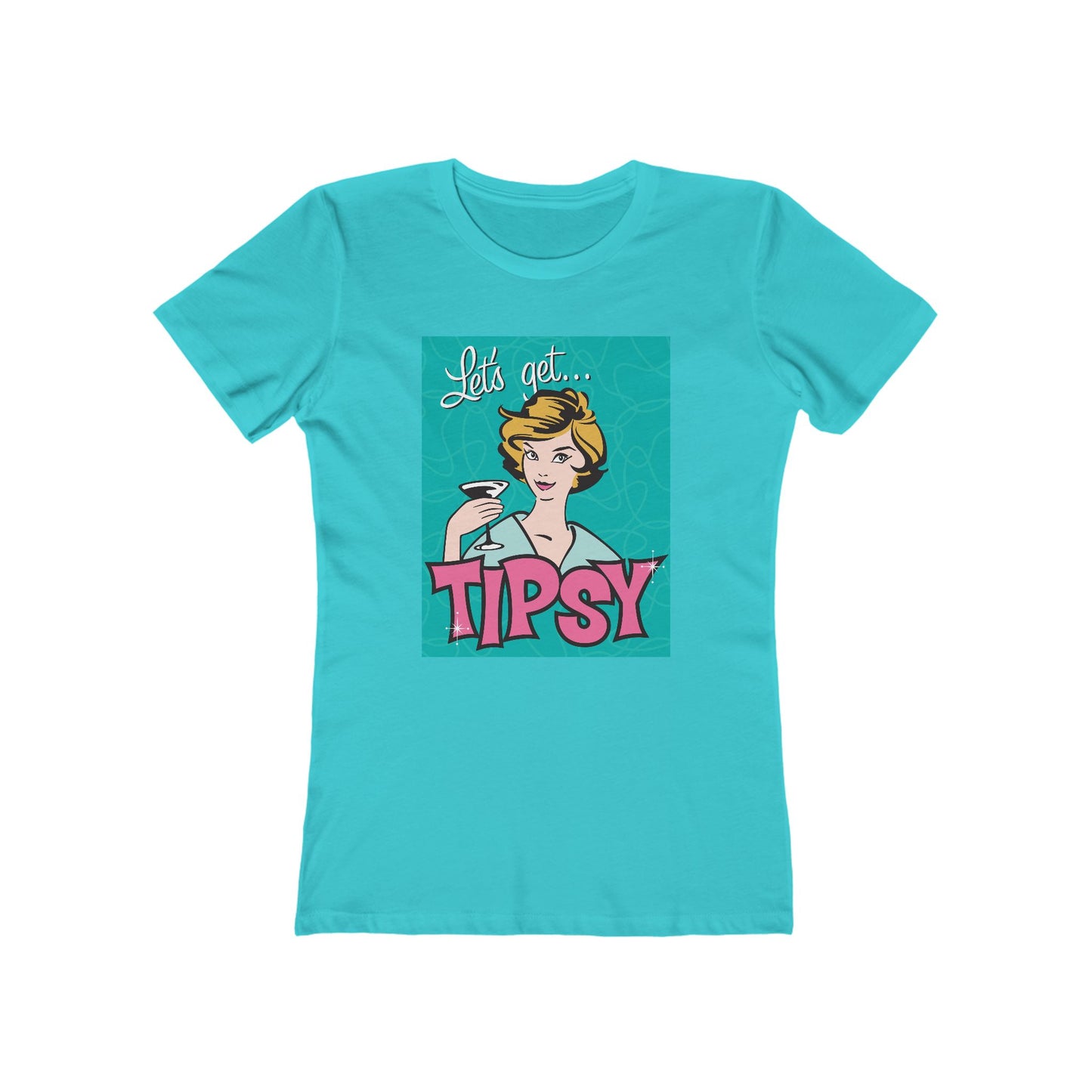 Tipsy Vibes T-Shirt for Women, Cute Funny Tee, Party Shirt, Gift for Friends, Casual Wear, Birthday Present, Girls Night Out