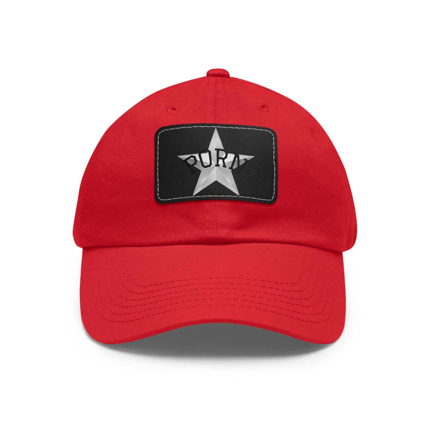 Stylish Dad Hat with Leather Patch, Casual Cap for Men, Summer Accessory, Fun Gift for Dads, Trendy Headwear. fun gifts for her, stylish womens hat