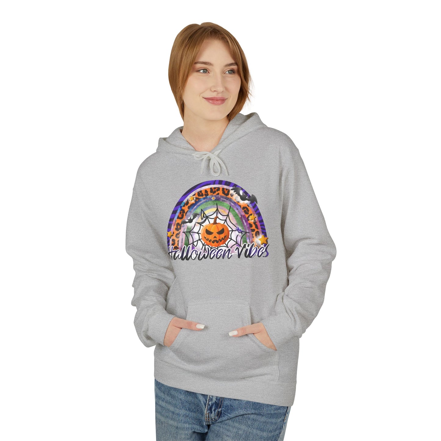 Halloween Vibes Unisex Softstyle Hoodie, Cozy Fall Sweatshirt, Autumn Fashion, Spooky Season Wear, Perfect for Halloween