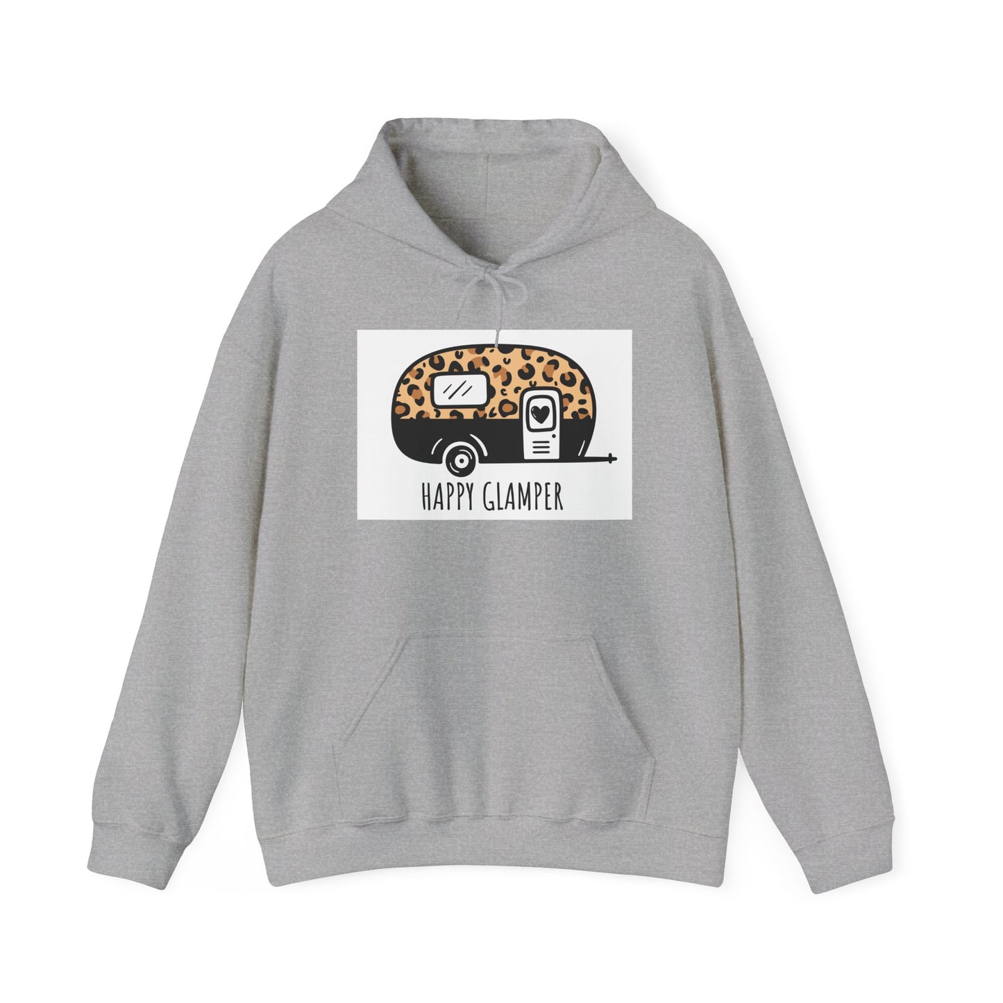Happy Glamper Unisex Heavy Blend™ Hoodie - Cozy Camping Sweatshirt