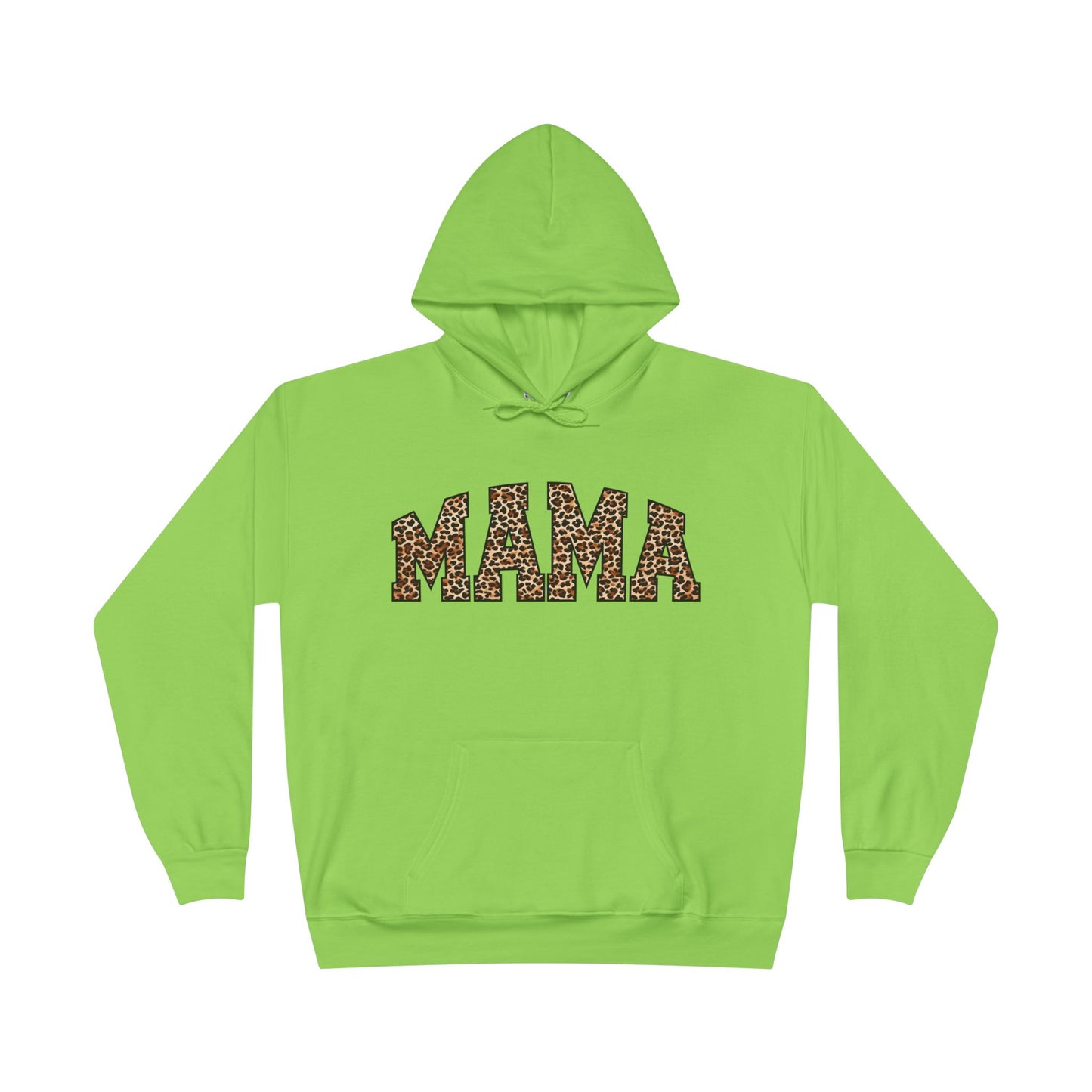 Leopard Print Mama Hoodie - Unisex EcoSmart® Pullover Sweatshirt