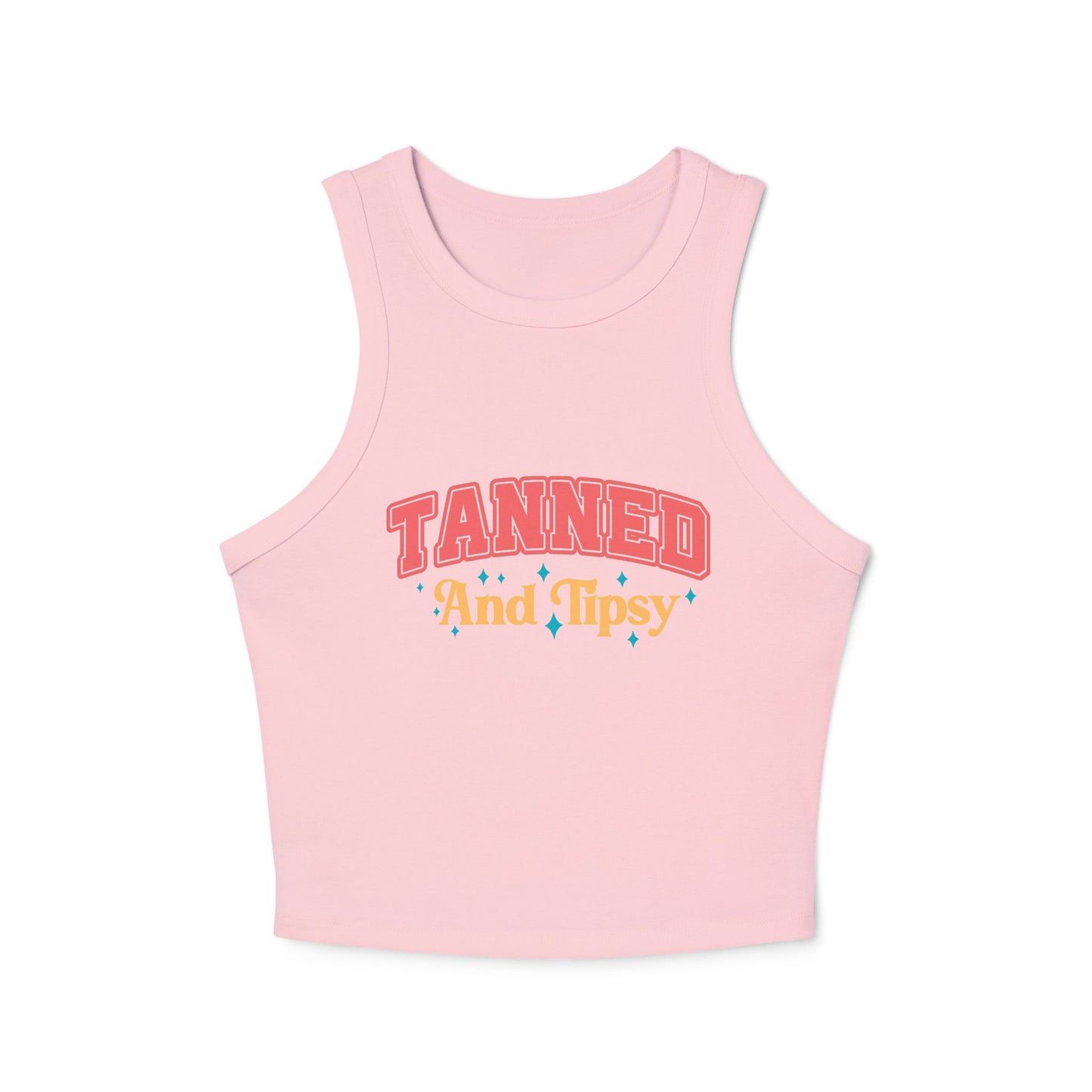 Tanned and Tipsy Tank Top, Summer Beachwear, Cute Summer Outfit, Gift for Her, Pool Party Essential, Vacation Top, Fun Graphic Tee