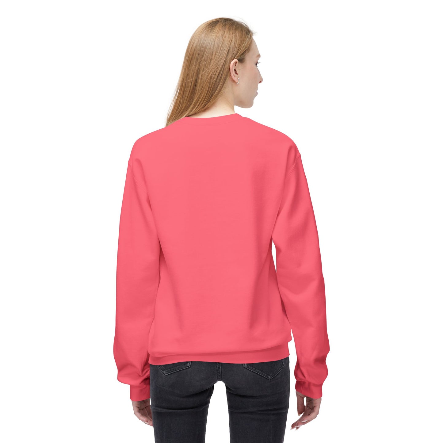 Boho-Inspired Fleece Crewneck Sweatshirt - "I Put the Boo in Boogie"