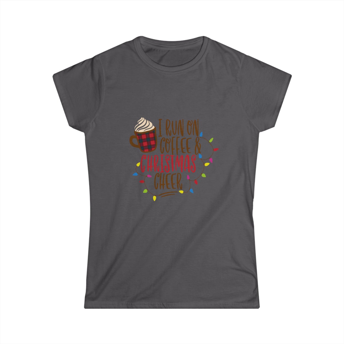 Holiday Coffee & Christmas Cheer Women's Softstyle Tee