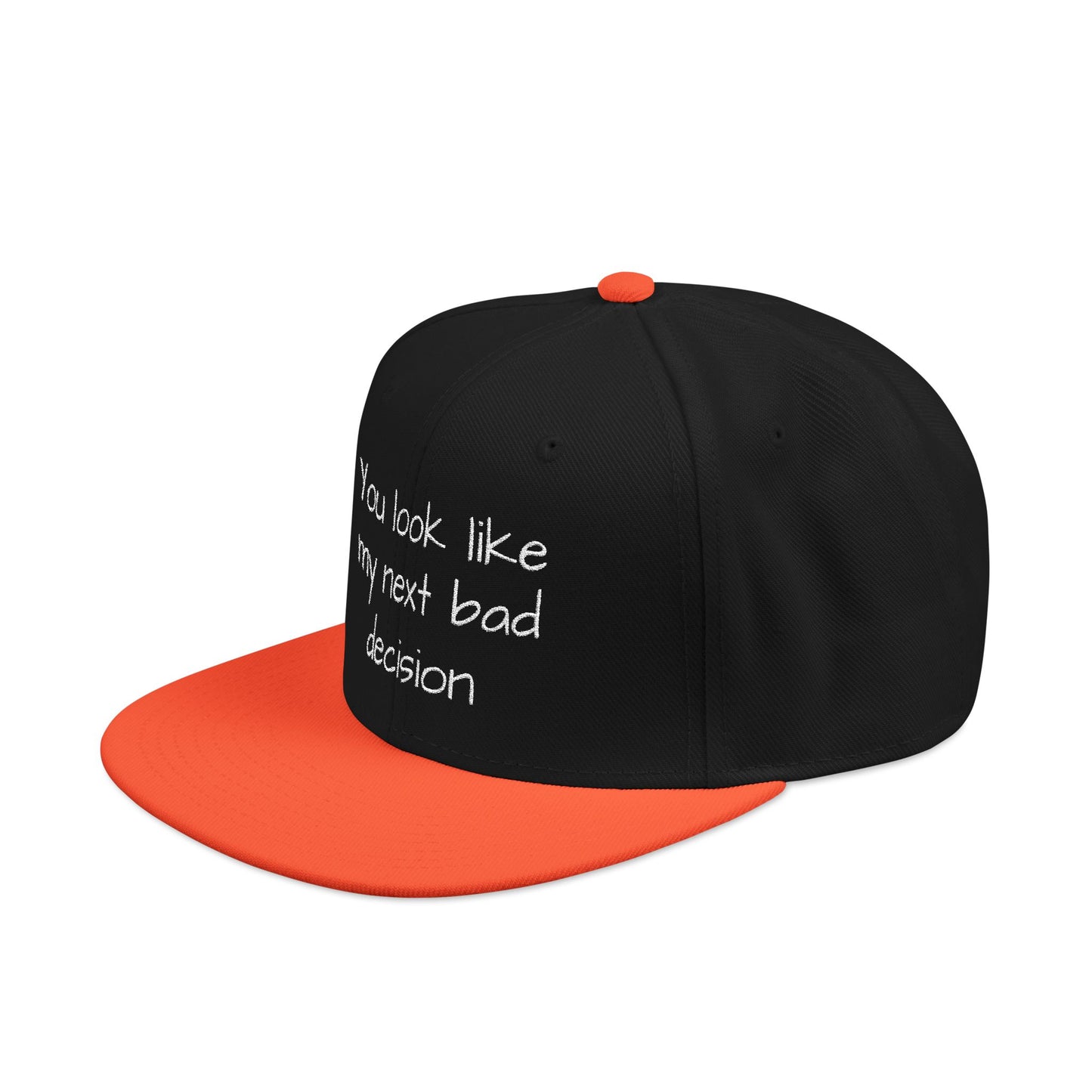 Snapback Hat - Embroidered Cap, Trendy Hat, Streetwear Accessory, Gift for Him, Stylish Headwear, funny hat