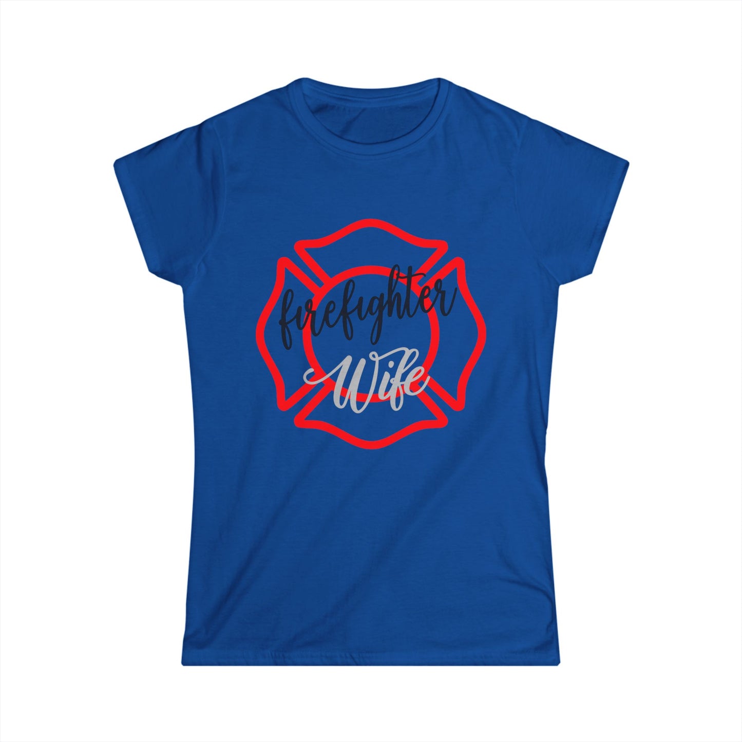 Firefighter Wife Softstyle Tee | Perfect Gift for Firefighter Wives