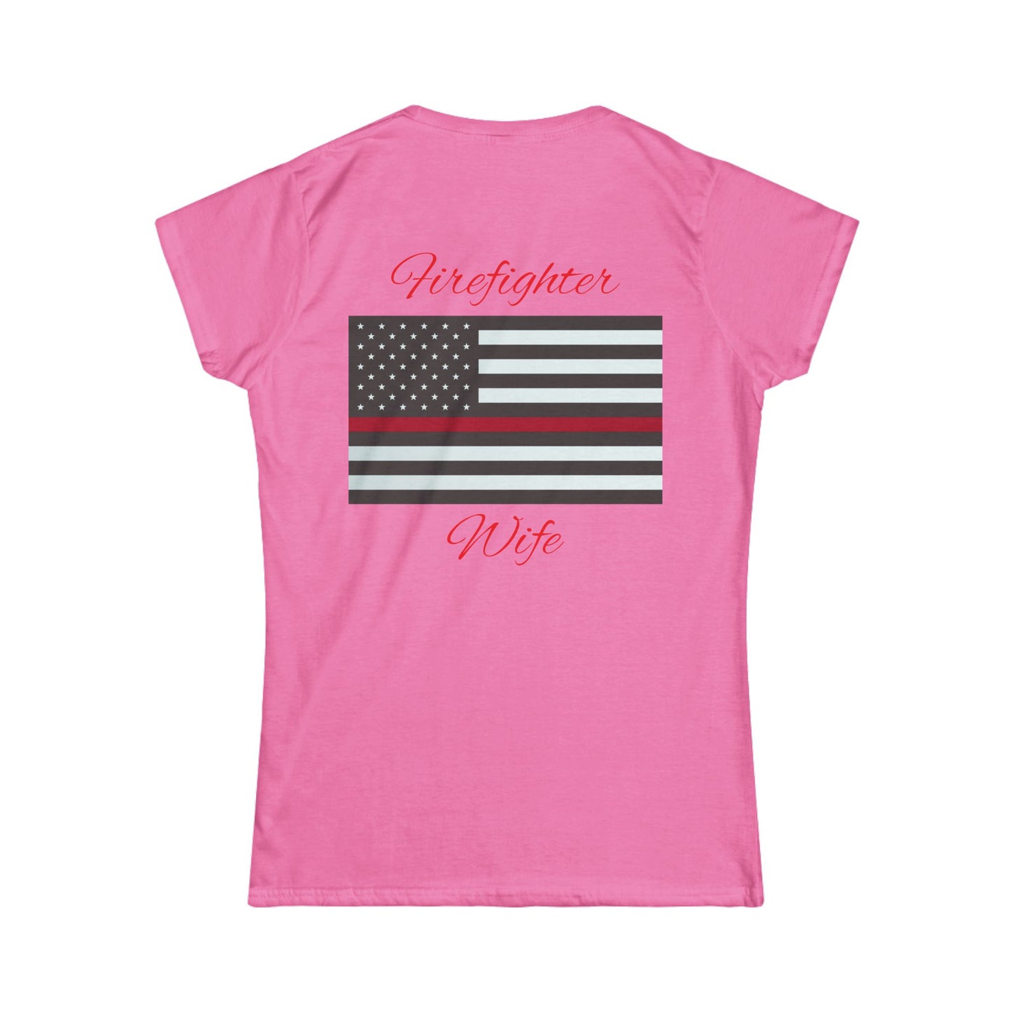 Firefighter Wife Women's Softstyle Tee - Support Your Hero