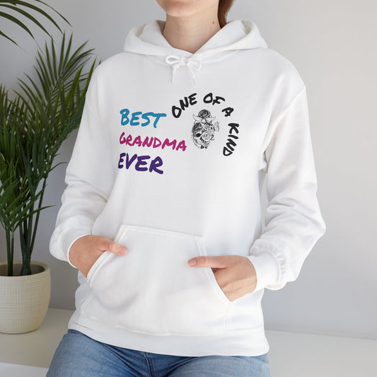 Best Grandma Ever Unisex Hoodie - One of a Kind Gift for Grandparents
