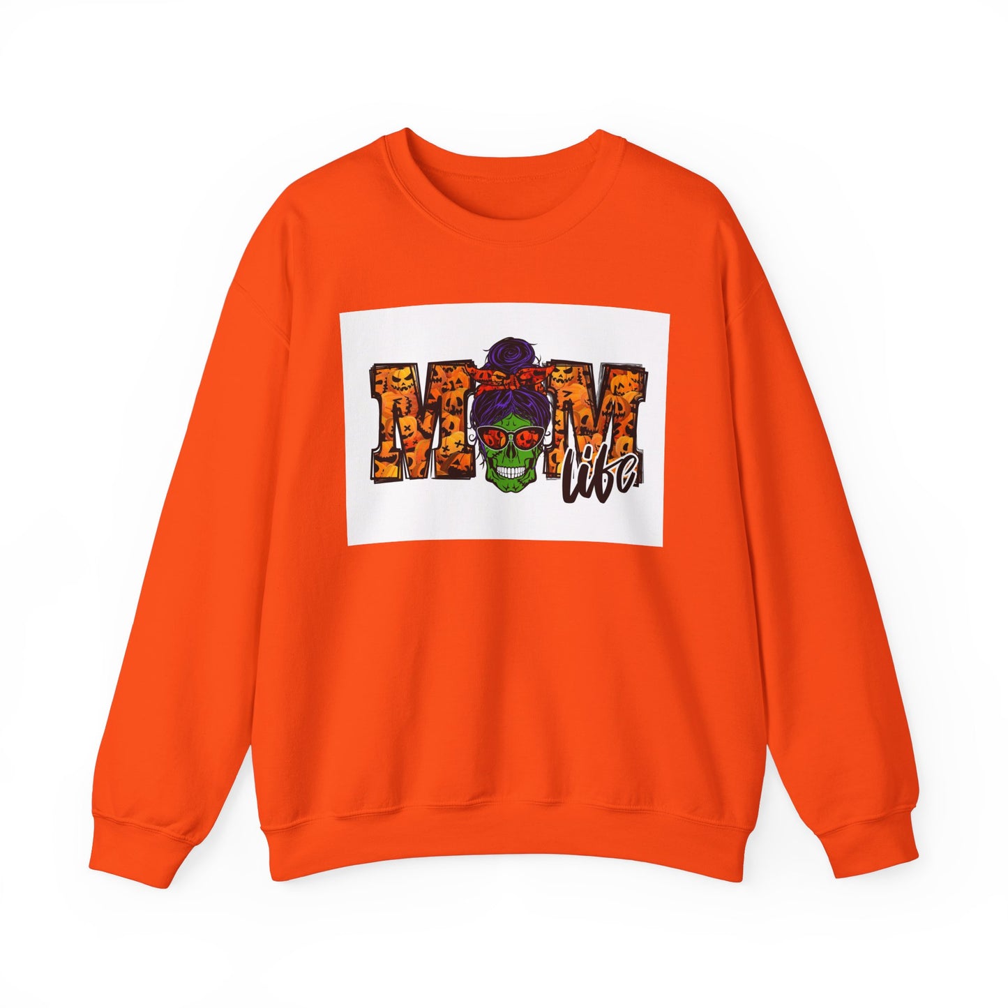 AMOM Life Unisex Heavy Blend™ Crewneck Sweatshirt - Colorful Skull Design