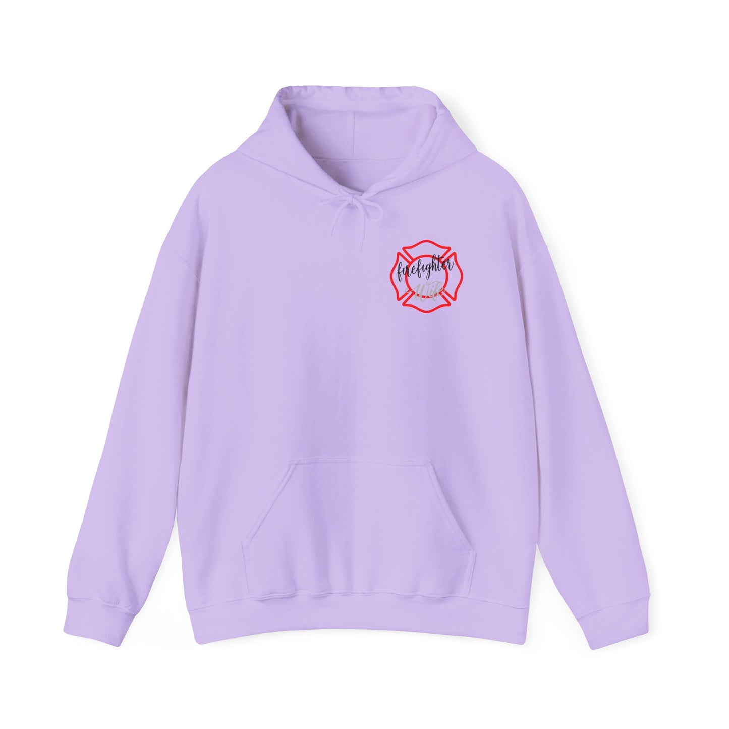 Firefighter Wife Hooded Sweatshirt - Unisex Heavy Blend™ - Support & Honor