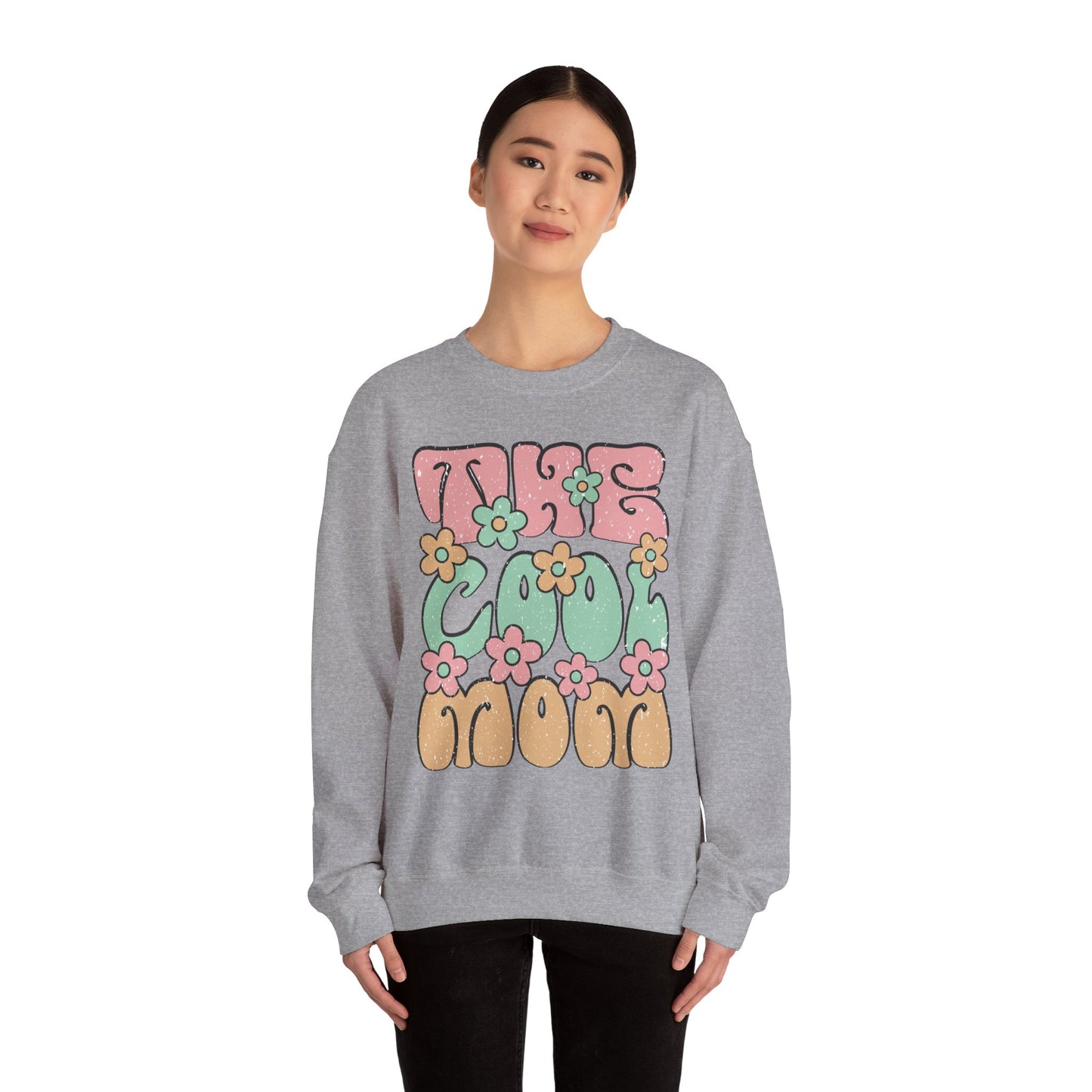 The Cool Mood Floral Graphic Unisex Crewneck Sweatshirt
