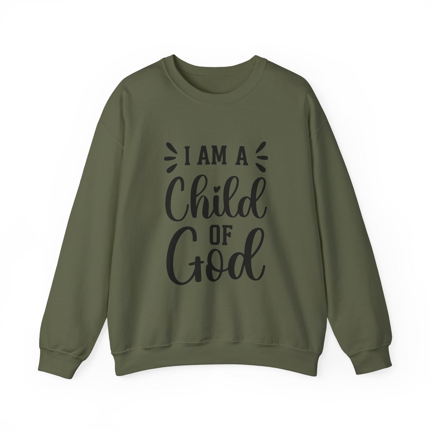 Inspirational Crewneck Sweatshirt - Perfect as a Gift for Faith, Christmas, Church Events, Comfortable Daily Wear, Relaxed Style