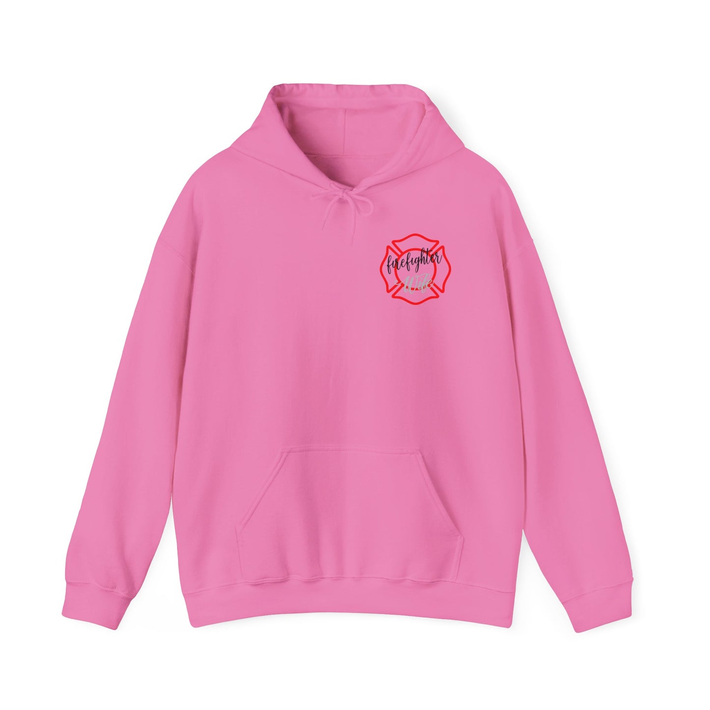 Firefighter Wife Hooded Sweatshirt - Unisex Heavy Blend™ - Support & Honor