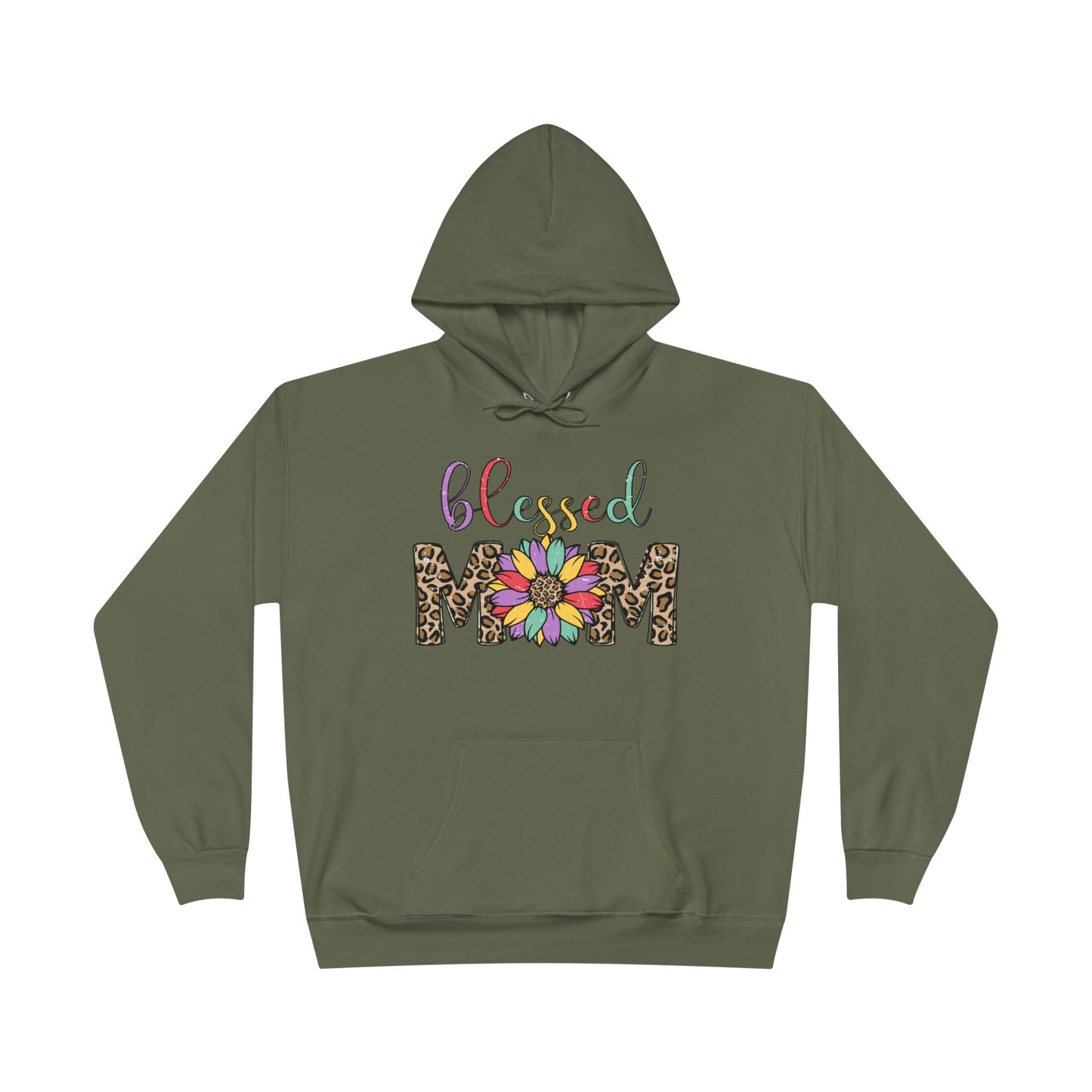 Blessed Mom Eco-Friendly Pullover Hoodie