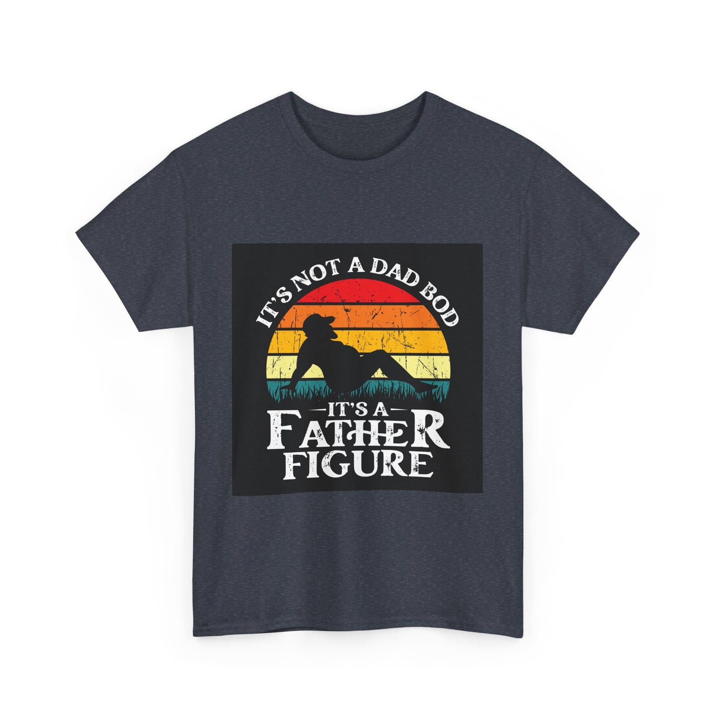 Father Figure Unisex Heavy Cotton Tee - Perfect Gift for Dads, Celebrating Fatherhood