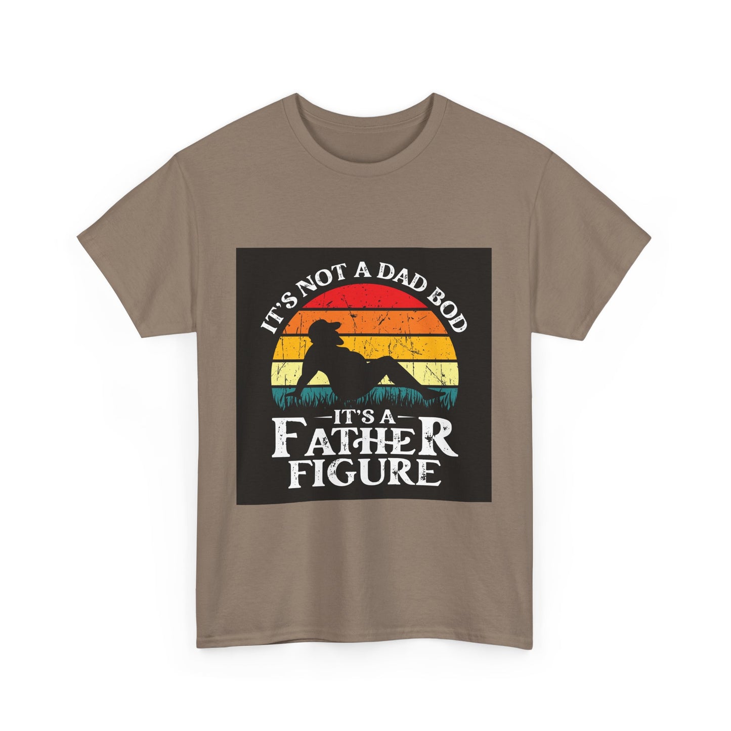 Father Figure Unisex Heavy Cotton Tee - Perfect Gift for Dads, Celebrating Fatherhood