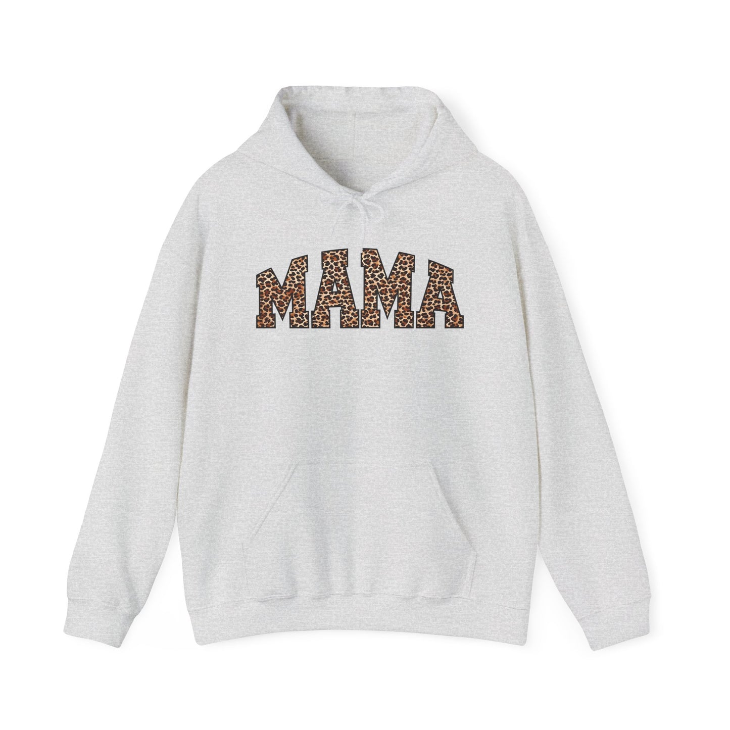 Mama Leopard Print Hoodie - Cozy Unisex Sweatshirt for Moms