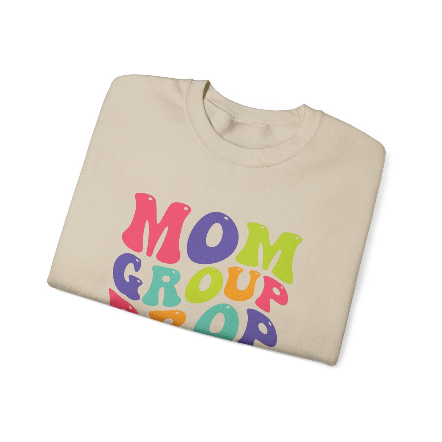 Mom Group Dropout Sweatshirt, Cozy Crewneck, Perfec for Moms, Gift for Mother's Day, Casual Wear, Fun Family Gatherings, gift for her