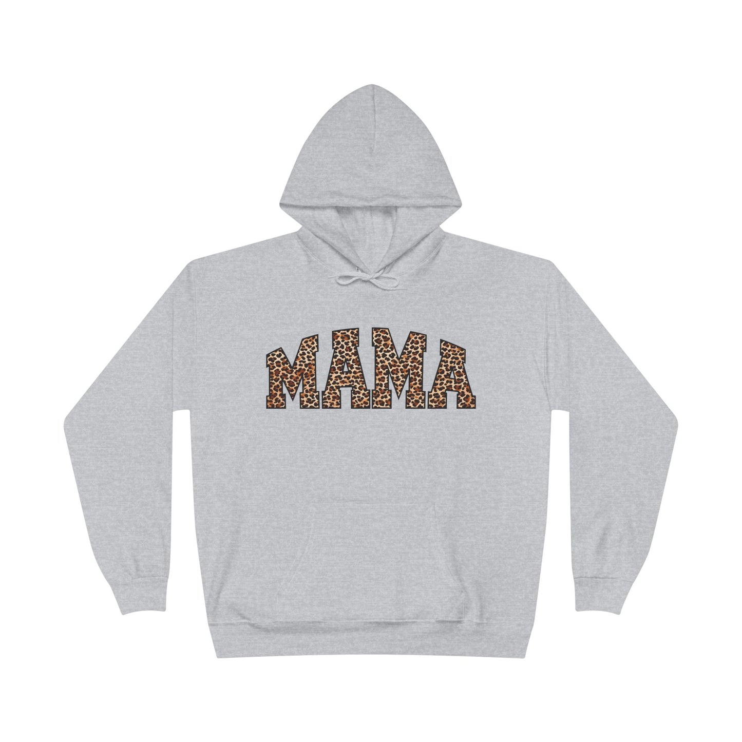 Leopard Print Mama Hoodie - Unisex EcoSmart® Pullover Sweatshirt