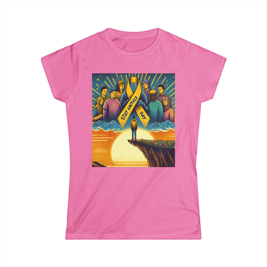 Suicide Prevention Women's Tee, You Matter T-Shirt, Stay Another Day Shirt, Mental Health Awareness Top, Inspirational Tee, Softstyle Shirt