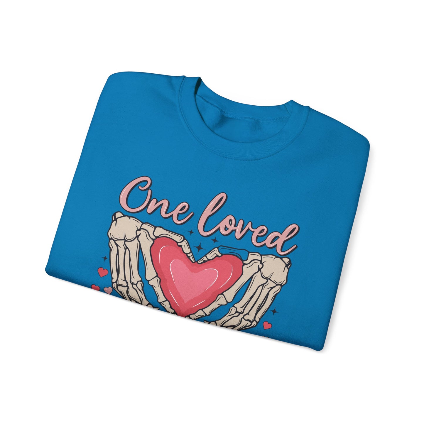 One Loved Mama Crewneck Sweatshirt, Perfect Gift for Moms, Cozy Layer for Birthdays, Mother's Day, Heartfelt Gift Idea