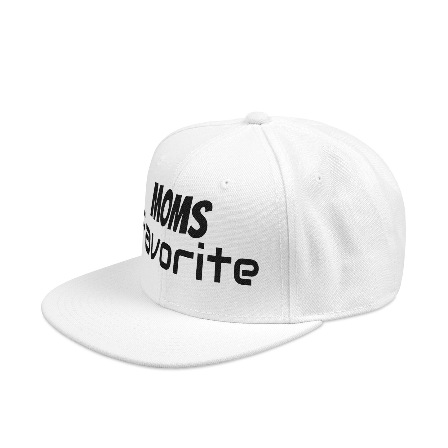 MOM'S FAVORITE Snapback Hat | Stylish Embroidered Cap for Moms | Perfect Gift for Mother's Day, Birthdays, Family Outings, Casual Wear