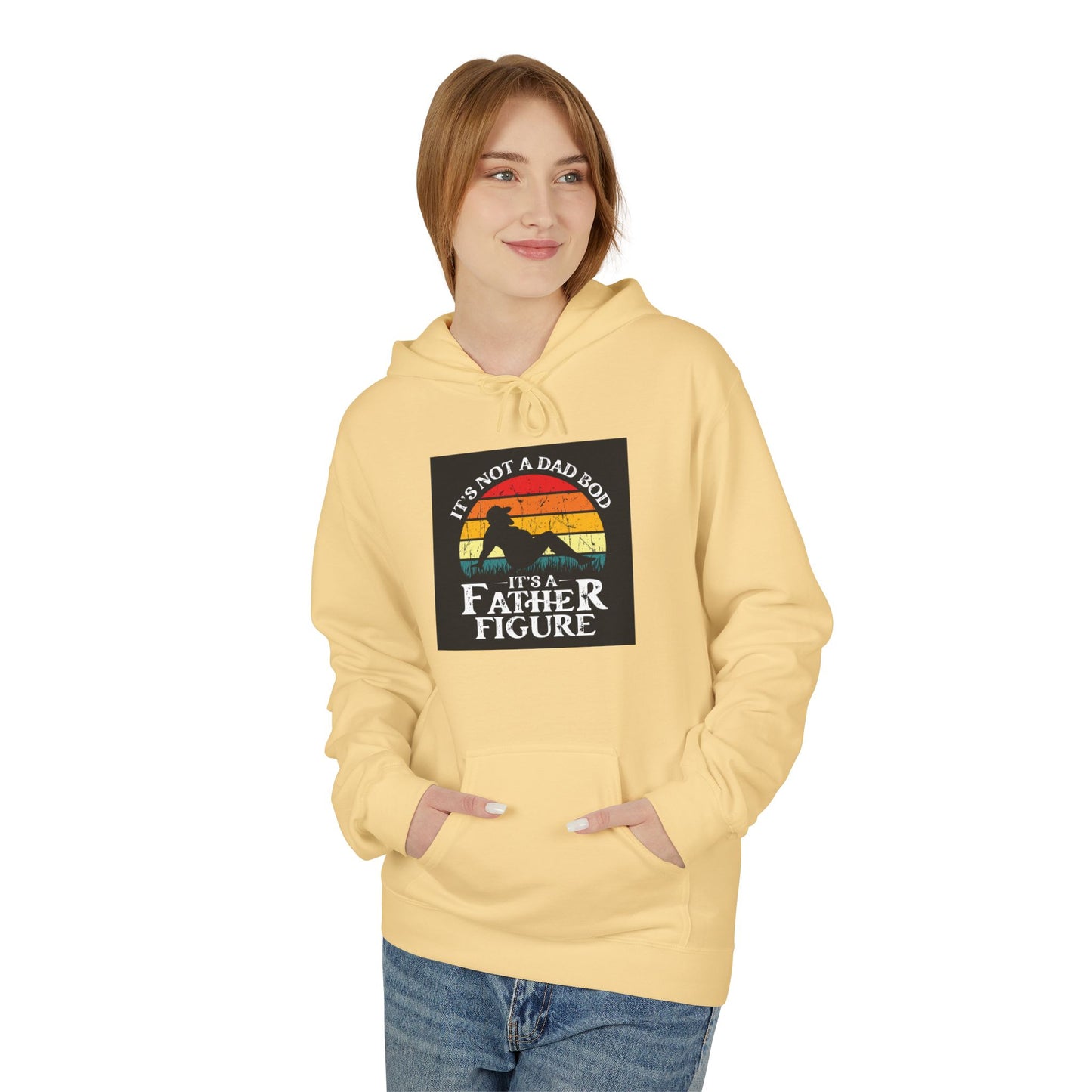 Father Figure Retro Hoodie - Perfect Gift for Dads