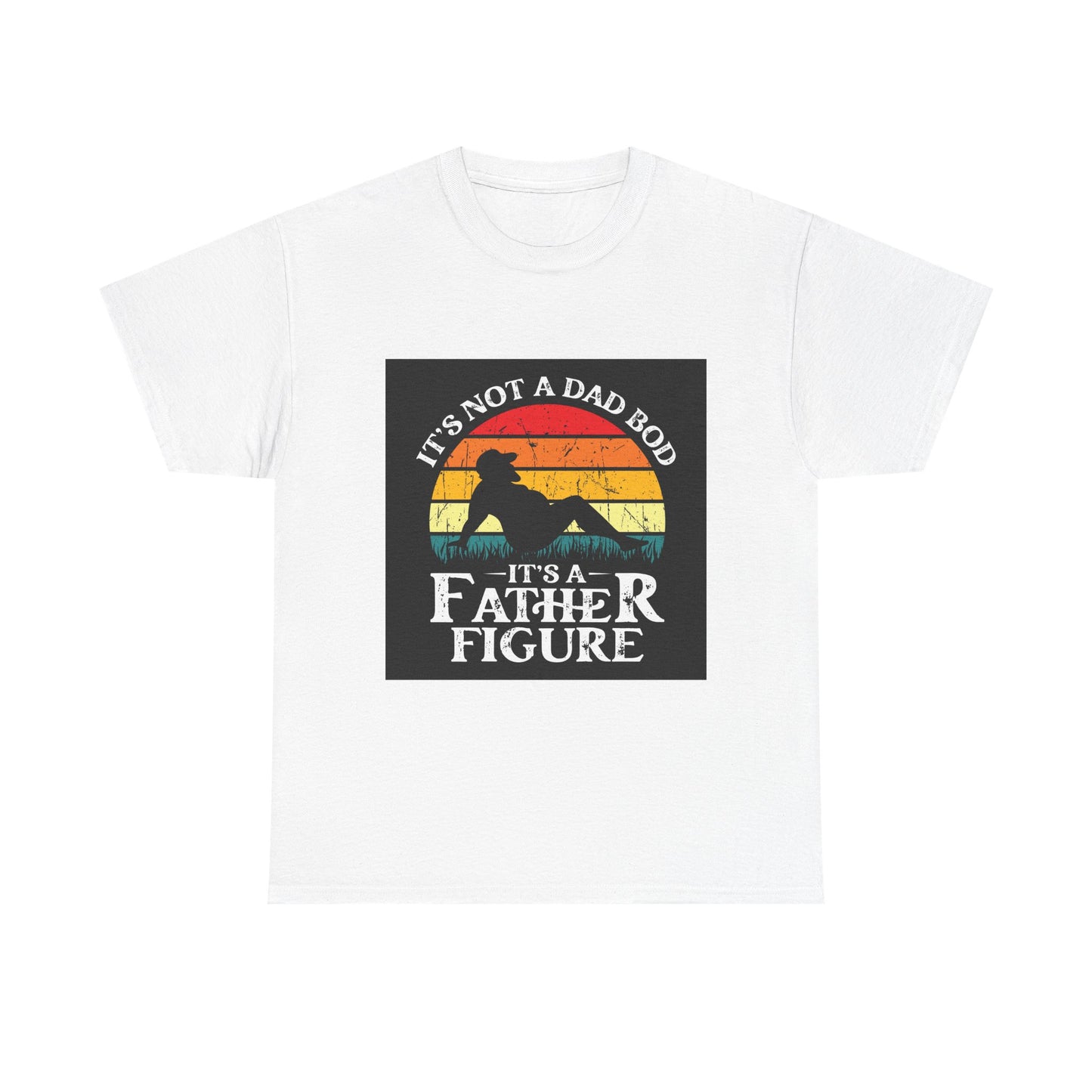 Father Figure Unisex Heavy Cotton Tee - Perfect Gift for Dads, Celebrating Fatherhood