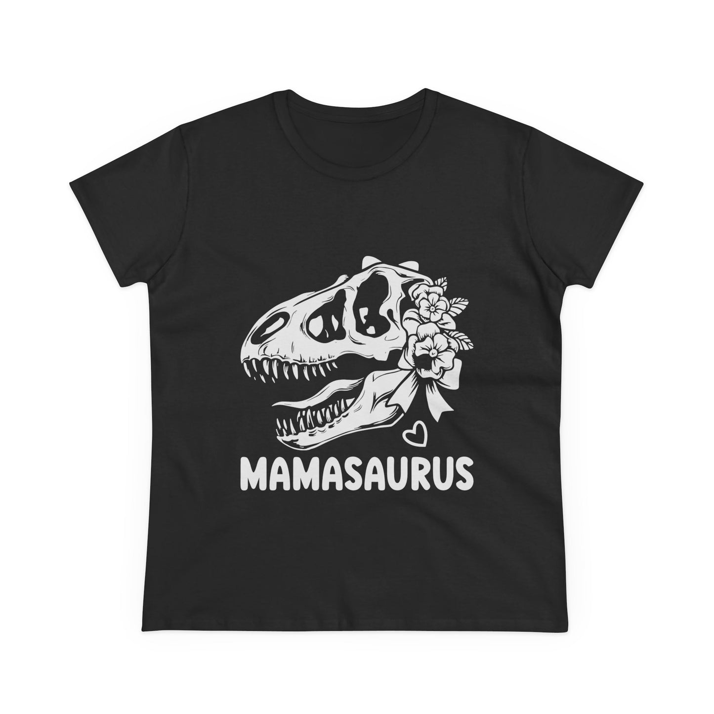 Mamasaurus Graphic Tee - Fun Women's Midweight Cotton T-Shirt