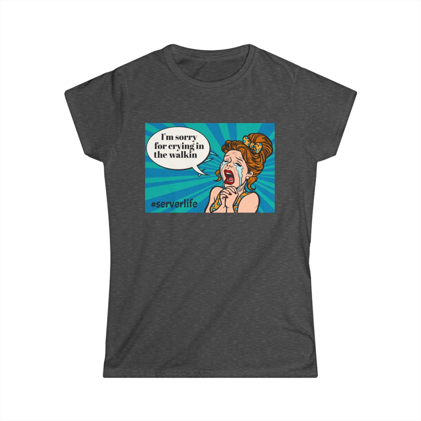 Server Life Women's Tee - Funny Server Shirt, Gift for Waitstaff, Restaurant Workers, Humor Tee, Casual Wear, Coffee Lover