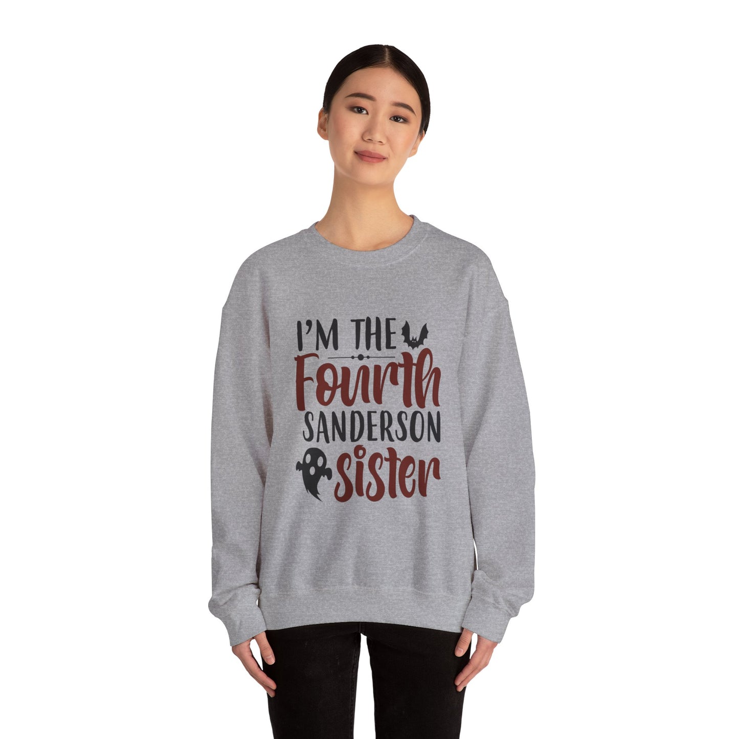 Spooky Sister Sweatshirt, Cozy Halloween Crewneck, Sanderson Sisters Gift, Unisex Fall Fashion, Cute Family Sweatshirt