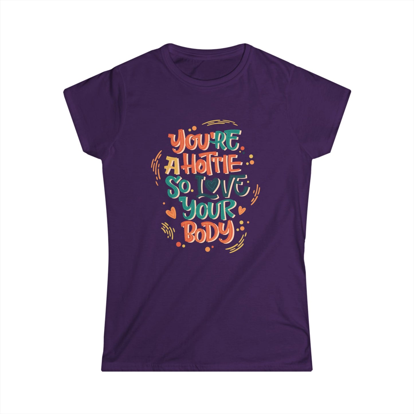 Empowering Women's Tee, Body Positive T-Shirt, Cute Motivational Shirt, Gift for Her, Comfortable Fashion Top