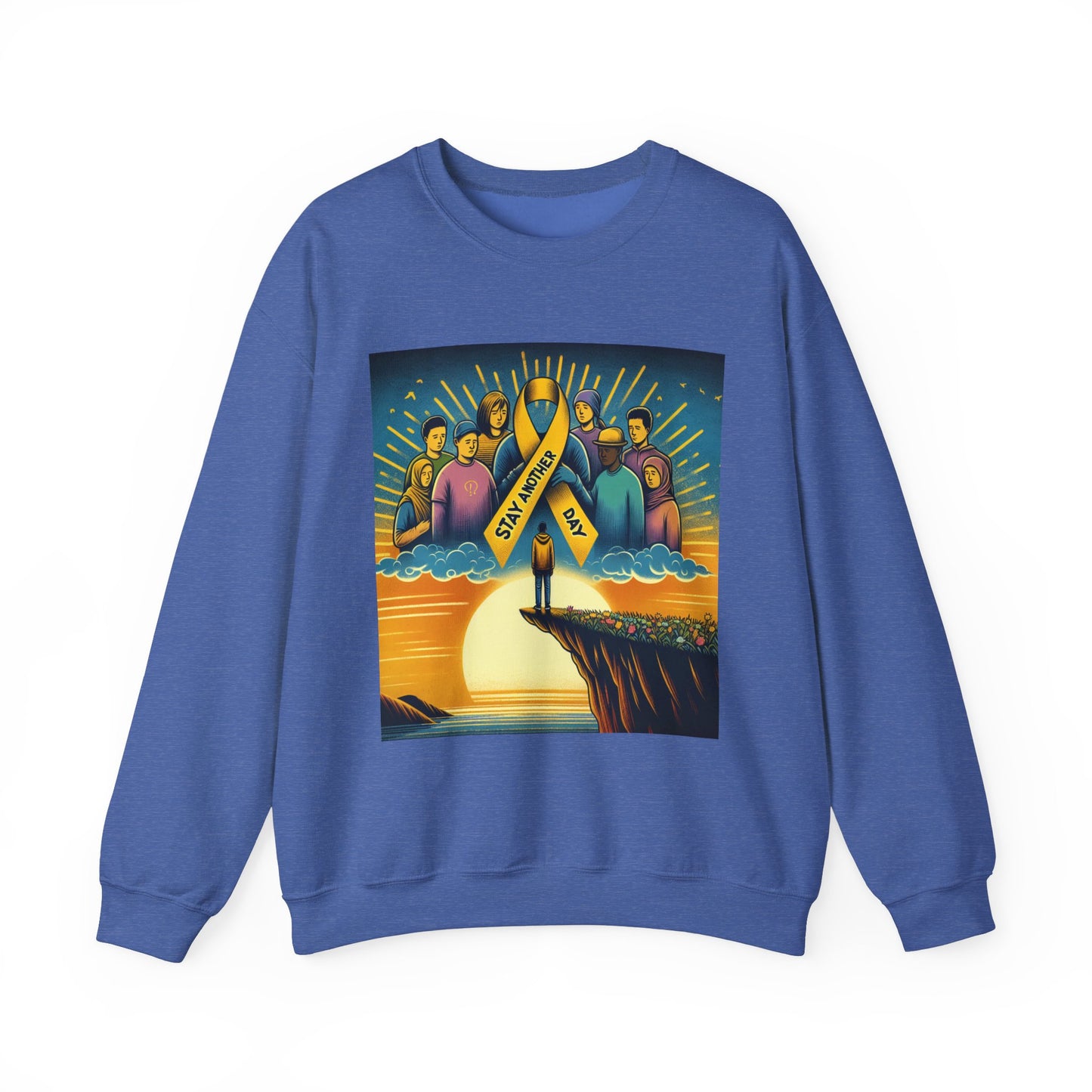 Suicide Prevention Awareness Sweatshirt, Stay Another Day, You Matter, Mental Health Support, Crewneck Jumper, Unisex Hoodie